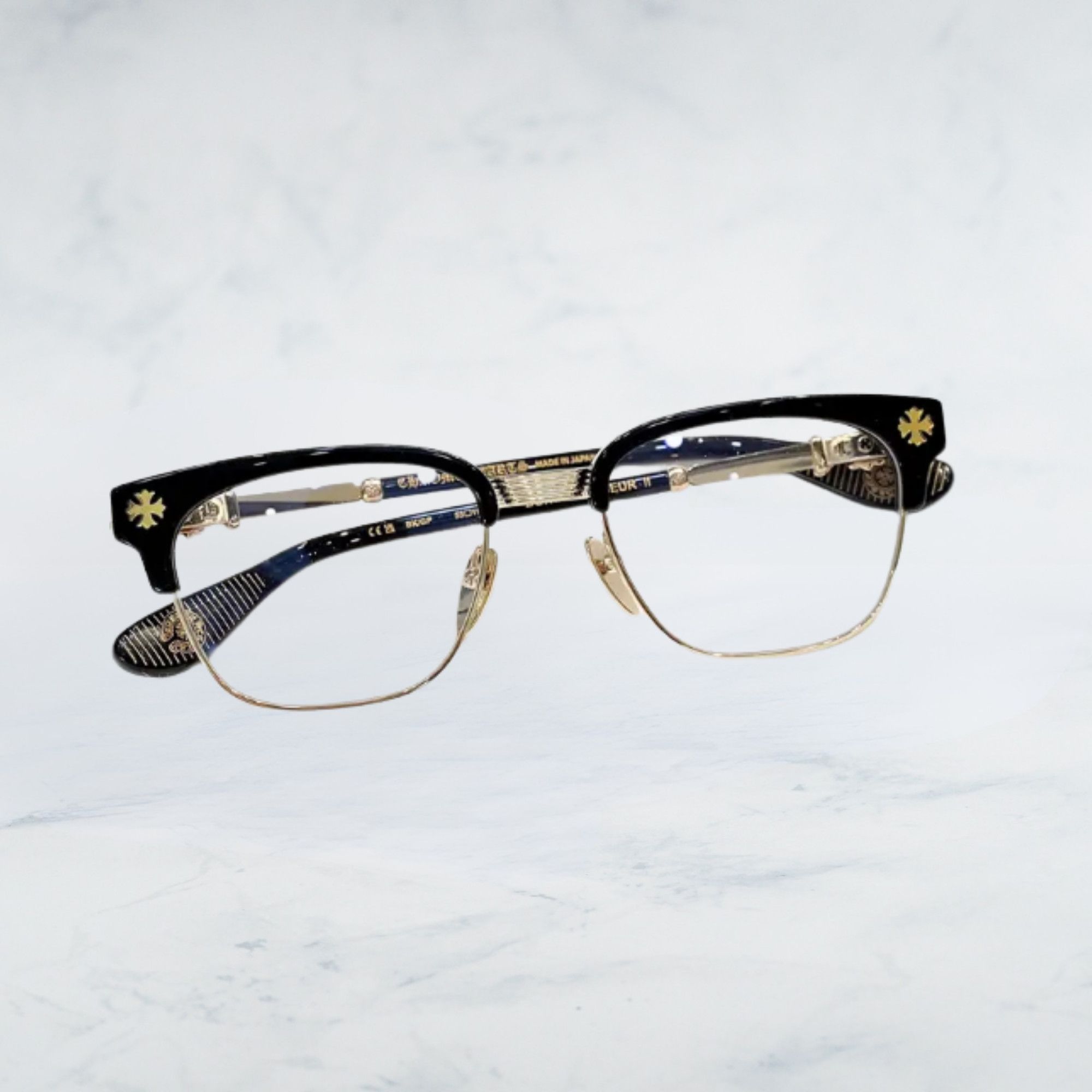 Chrome Hearts CHROME HEARTS BONENNOISSEUR II Black/Gold Plated Size ONE SIZE - 2 Thumbnail