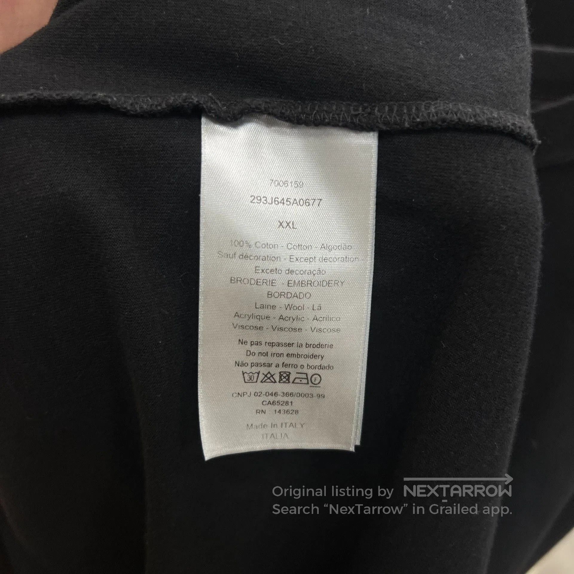 Dior Dior Men's Pocket Letter Embroidery T. Size US XXL / EU 58 / 5 - 4 Thumbnail