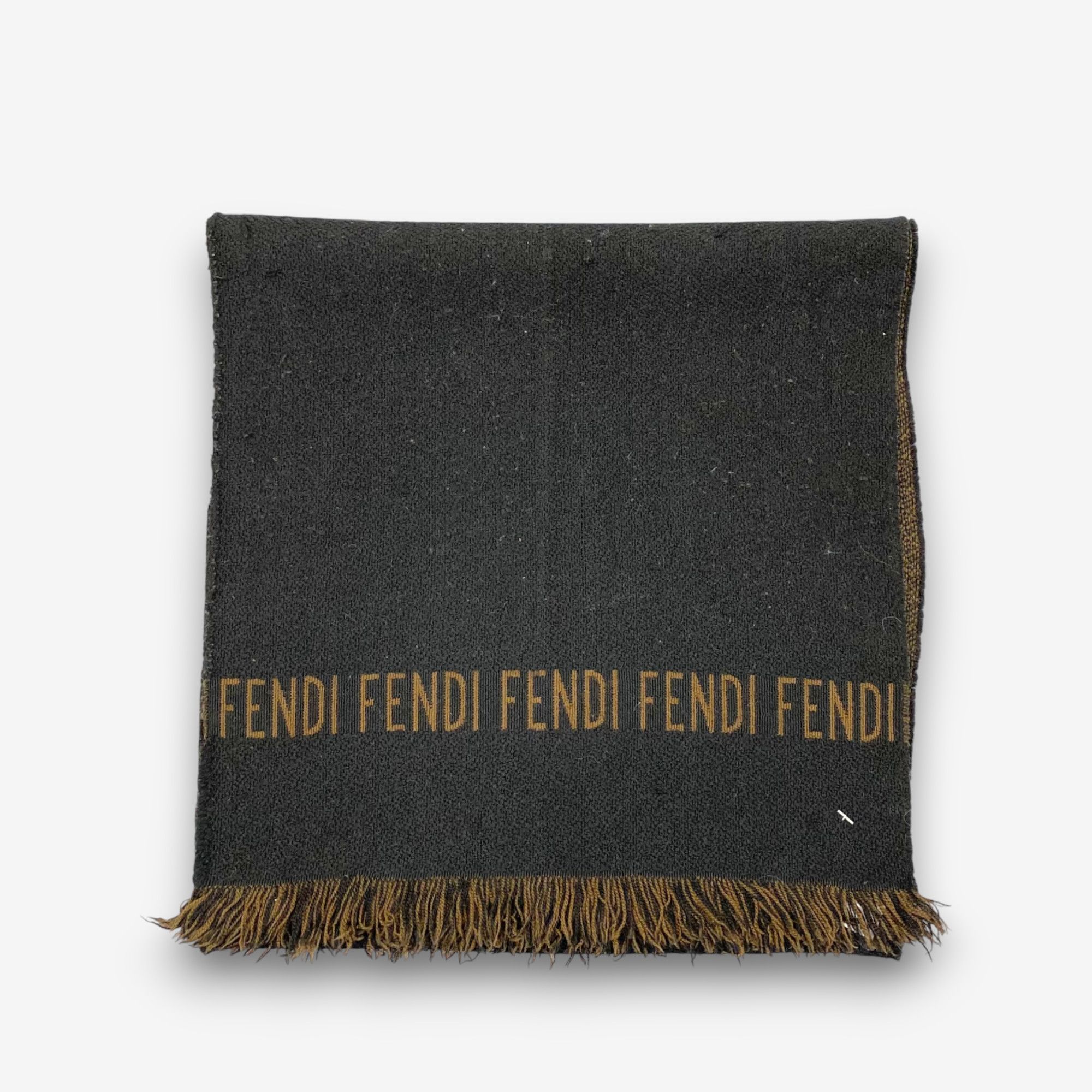 Fendi Vintage Fendi Scarf Muffler Wool Winter Zucca Scarves Size ONE SIZE - 4 Thumbnail