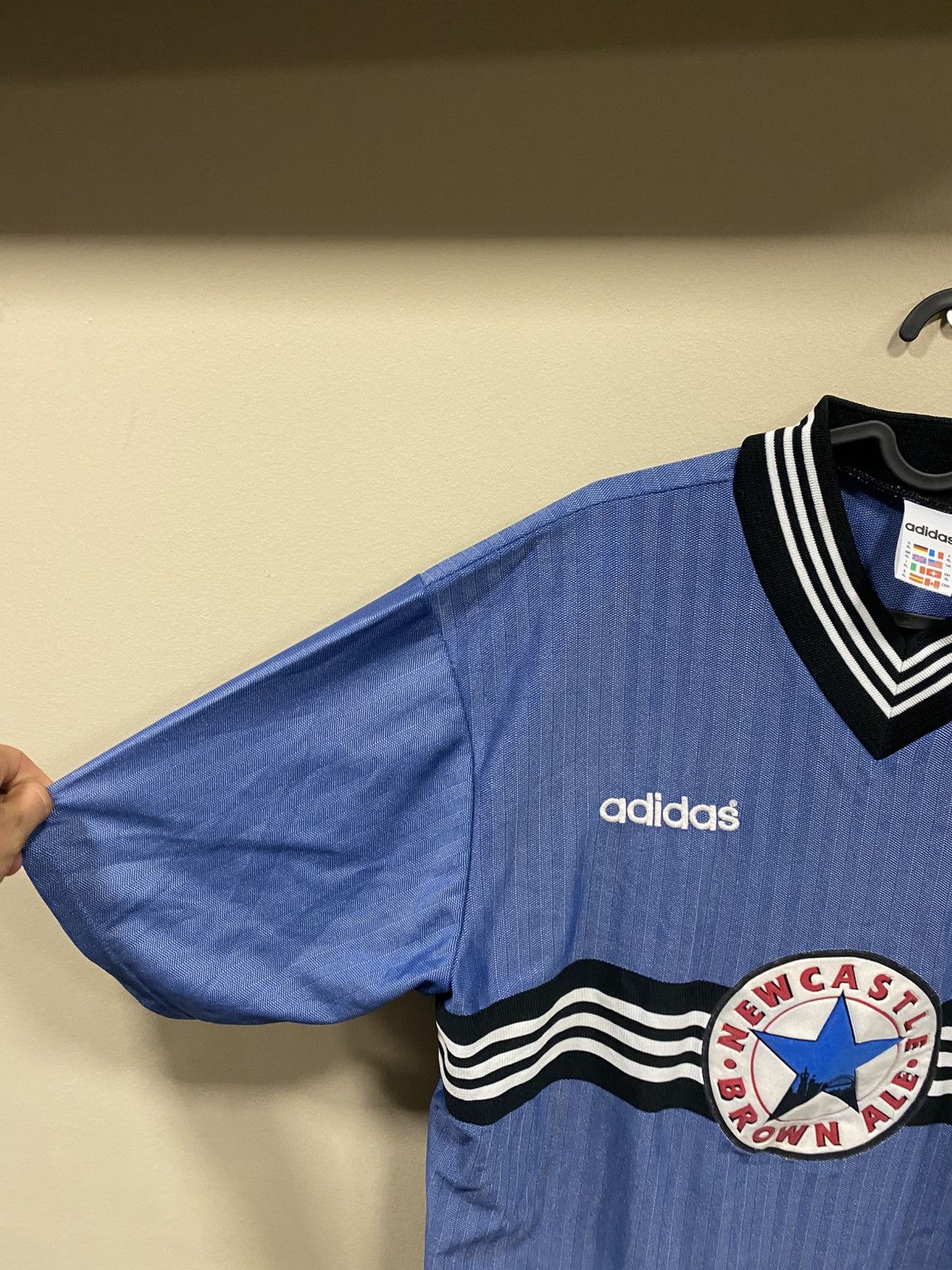 Adidas Vintage 1996 Adidas New Castle Soccer Jersey Size US XL / EU 56 / 4 - 6 Thumbnail