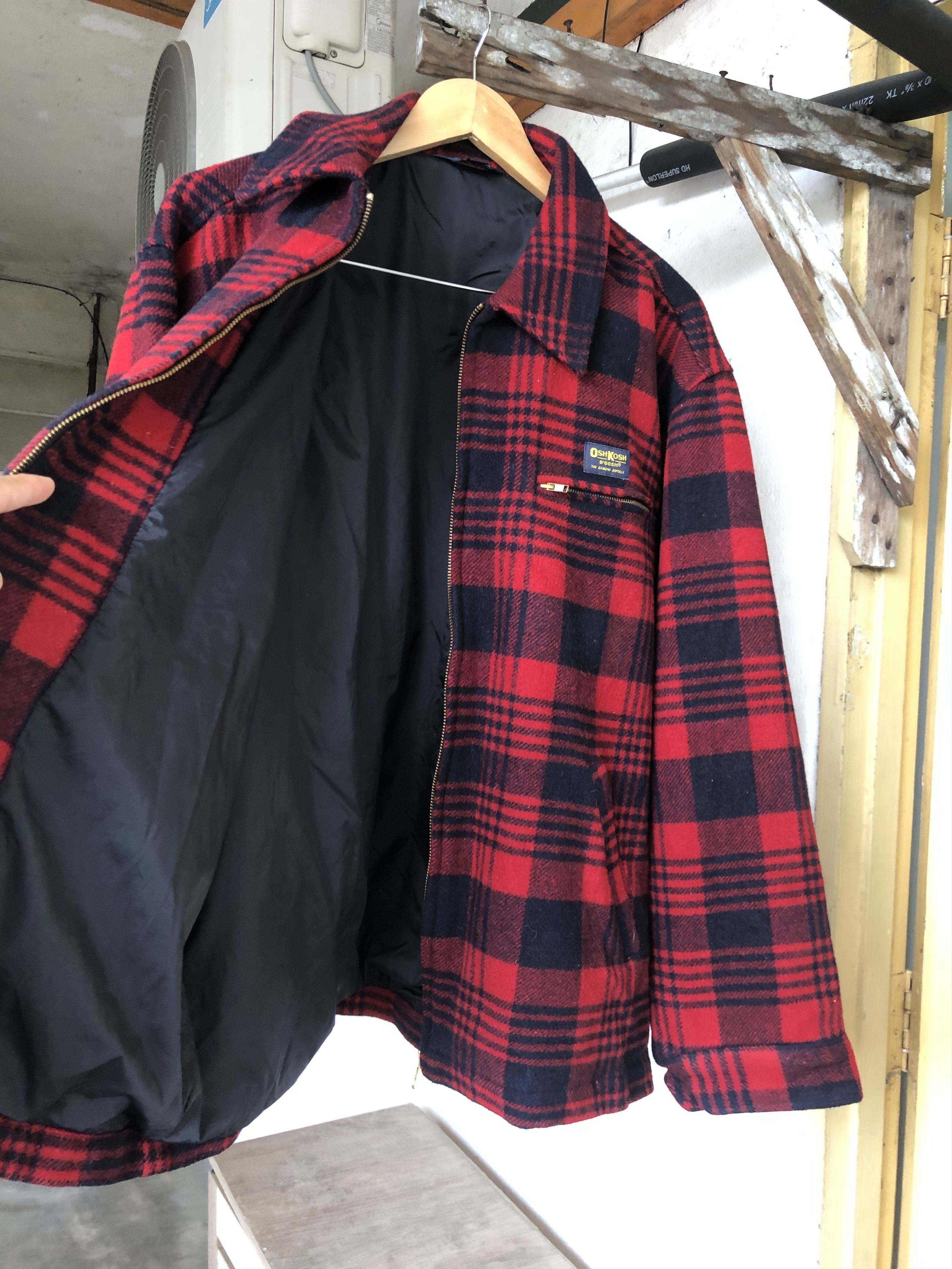 Oshkosh Vintage Oshkosh Mackinaw Wool Cruiser Jacket Size US L / EU 52-54 / 3 - 15 Thumbnail