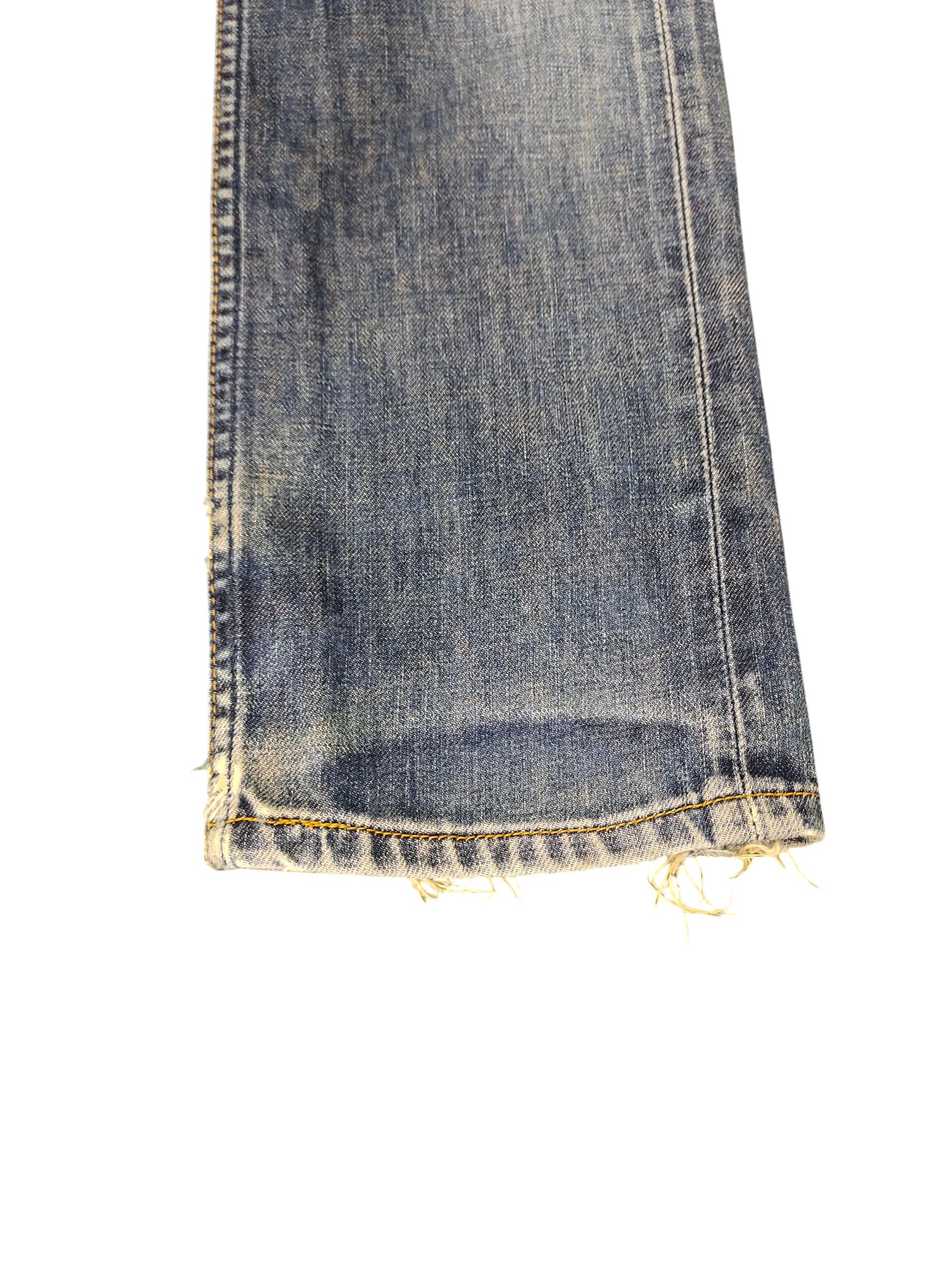 Levi's Vintage Clothing Vintage Levis 505 Clawmark Distress Faded Denim Jeans Size US 29 - 5 Thumbnail