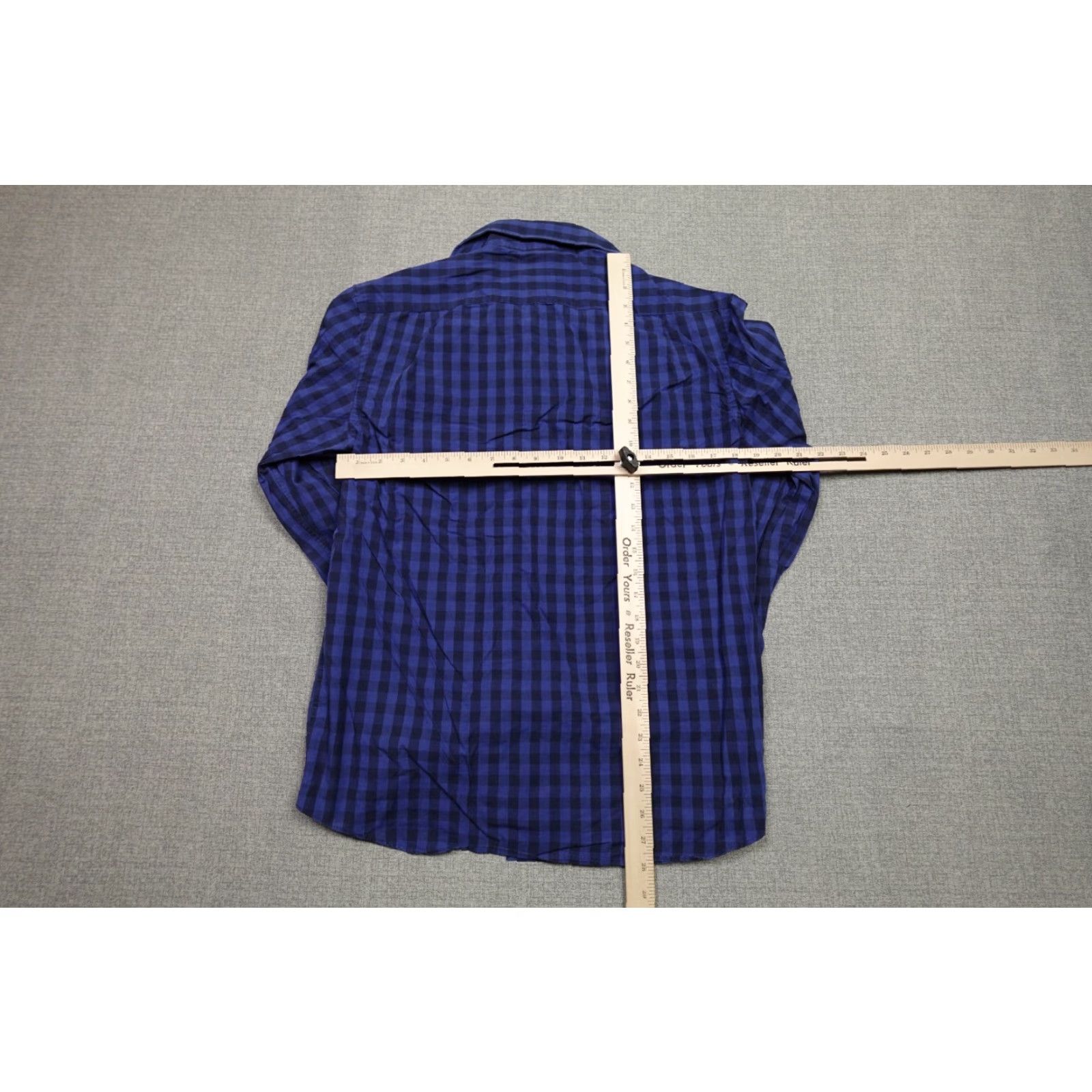 Todd Snyder Todd Snyder Button-Up Shirt Mens 15.5 32/33 Blue Plaid 2-Ply Cotton Classic Fit Size US L / EU 52-54 / 3 - 5 Thumbnail