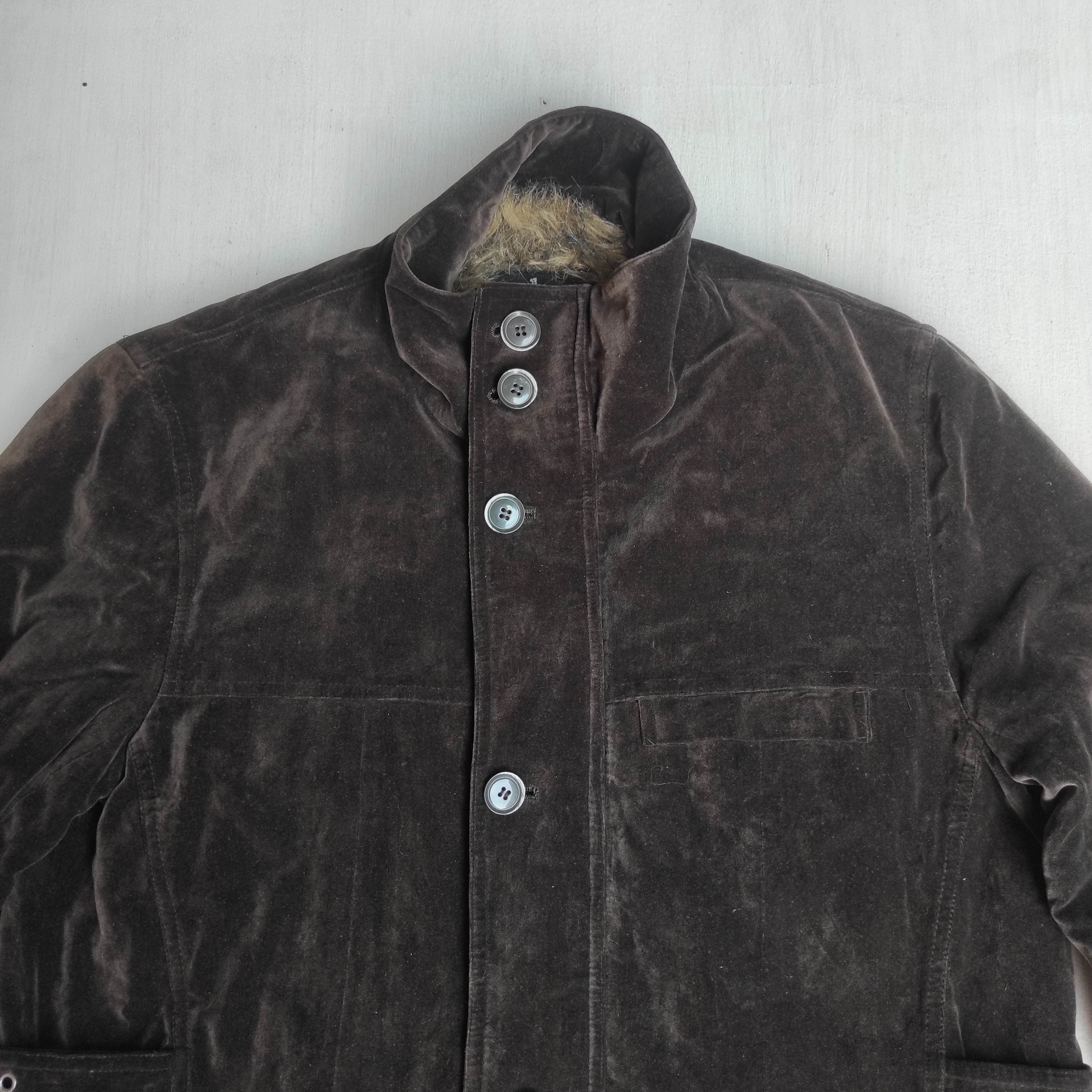 14th Addiction Bernings Sho Faux Fur Shearling Bondage Velvet Jacket Size US M / EU 48-50 / 2 - 4 Thumbnail