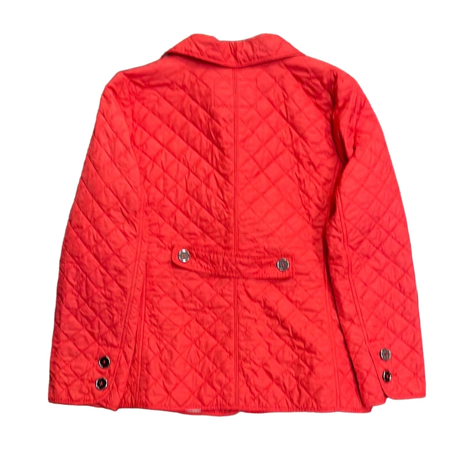 Neiman Marcus Neiman Marcus Red Quilted Jacket L Size US L / EU 52-54 / 3 - 4 Thumbnail