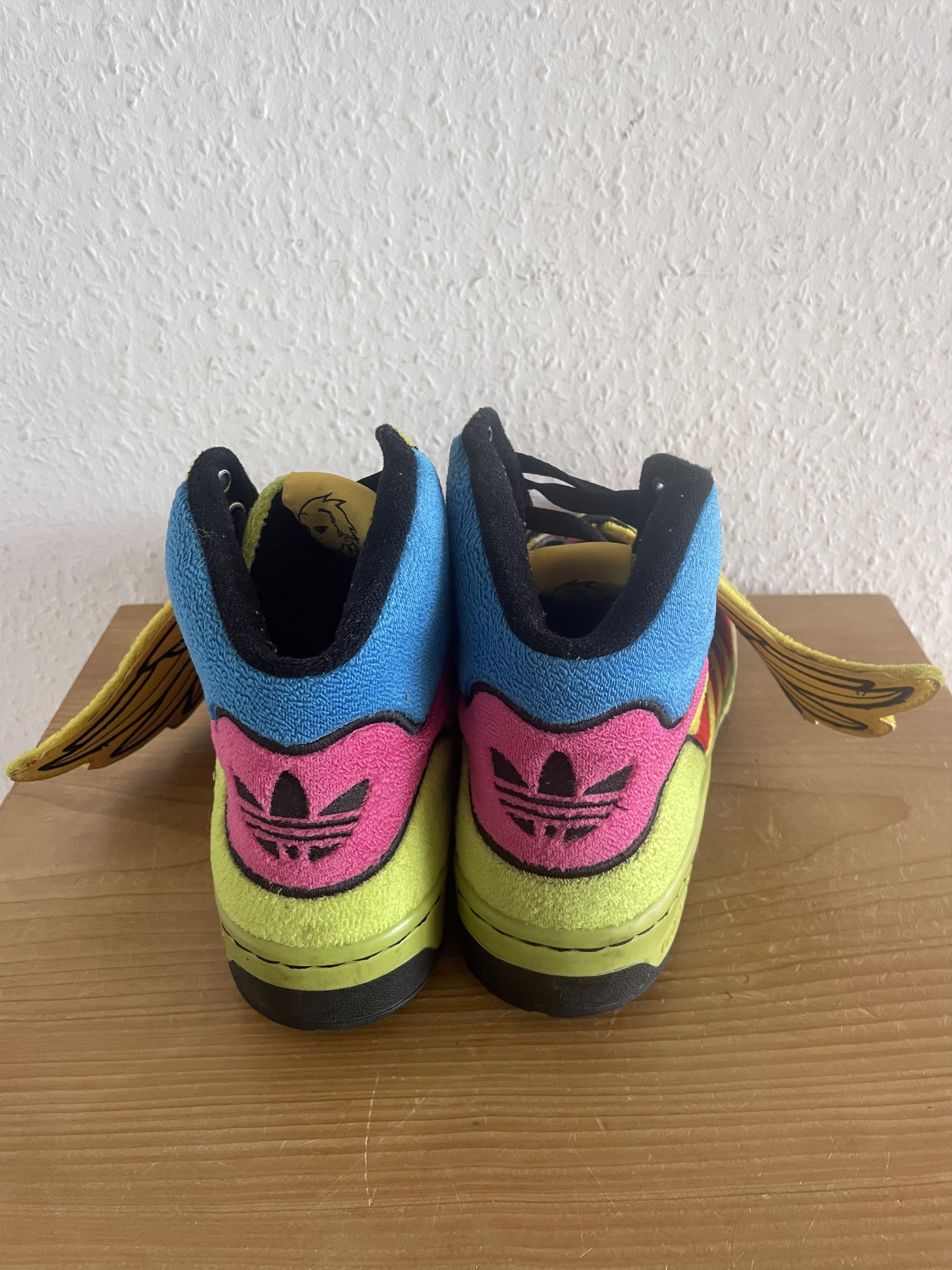 Adidas × Jeremy Scott JS Wings 1.0 Rainbow Fleece Size US 7.5 / EU 40-41 - 4 Thumbnail