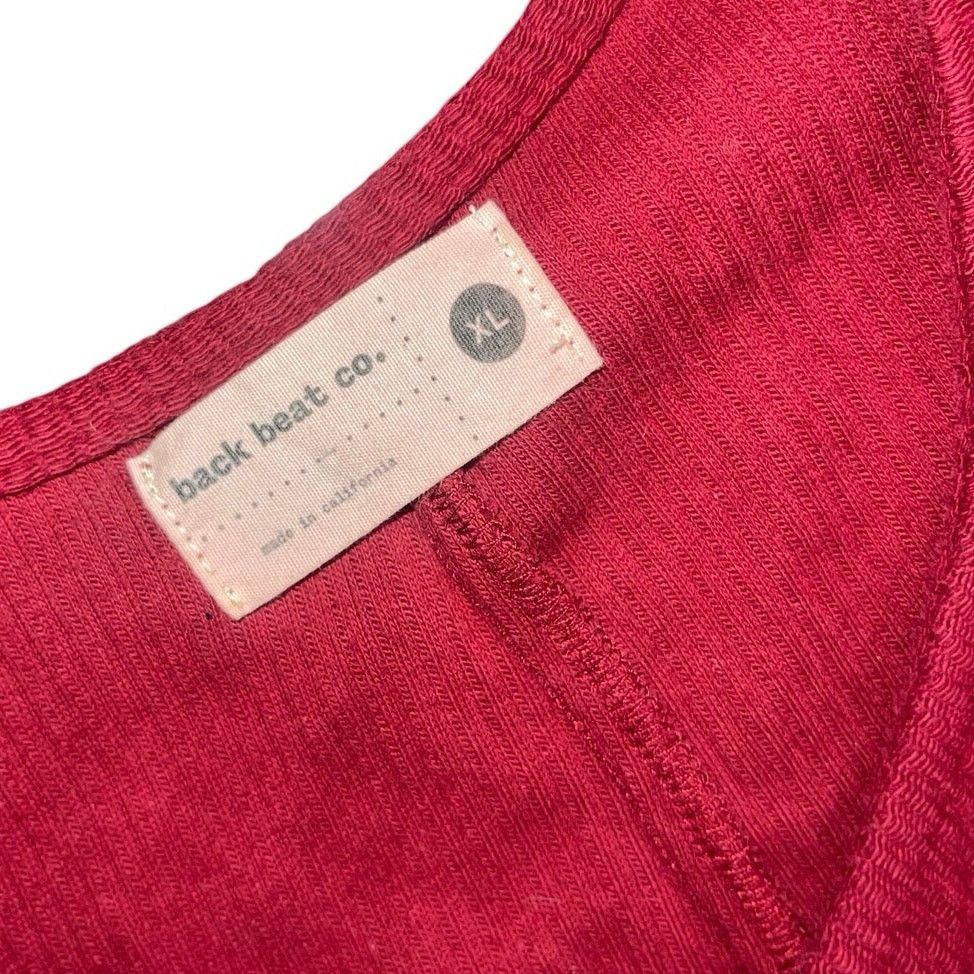 Other Back Beat Co. Lounge Corduroy Knit Cropped Jumpsuit Overall Size 32" / US 10 / IT 46 - 3 Thumbnail