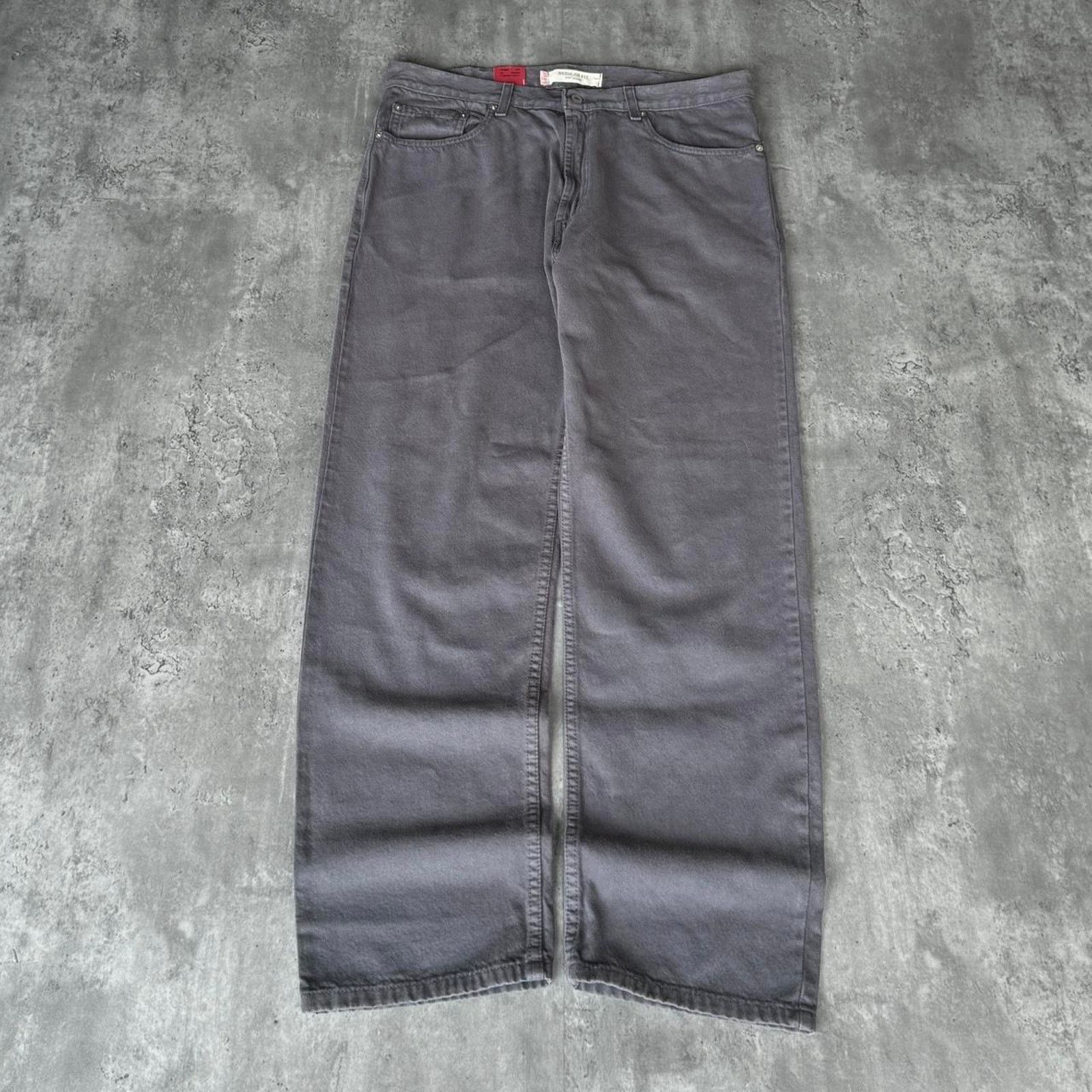 Levi's × Levi's Vintage Clothing × Vintage Brand New Levi’s 505 Wolf Grey Grunge Opium Denim Jeans Size US 36 / EU 52 - 2 Thumbnail