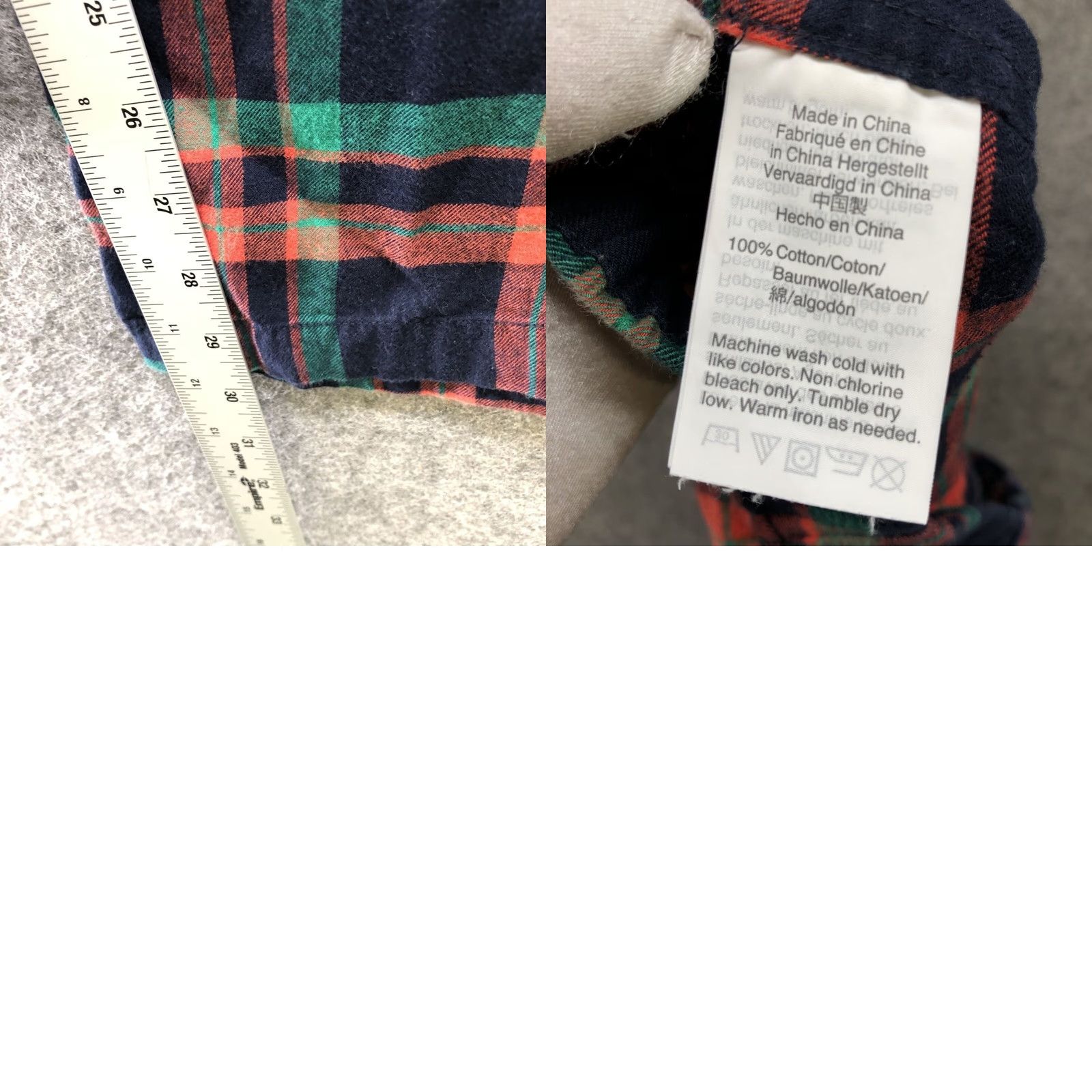 J.Crew J.CREW Pajama Pants Womens XS Flannel Plaid Holiday Cotton Size 26" / US 2 / IT 38 - 8 Thumbnail