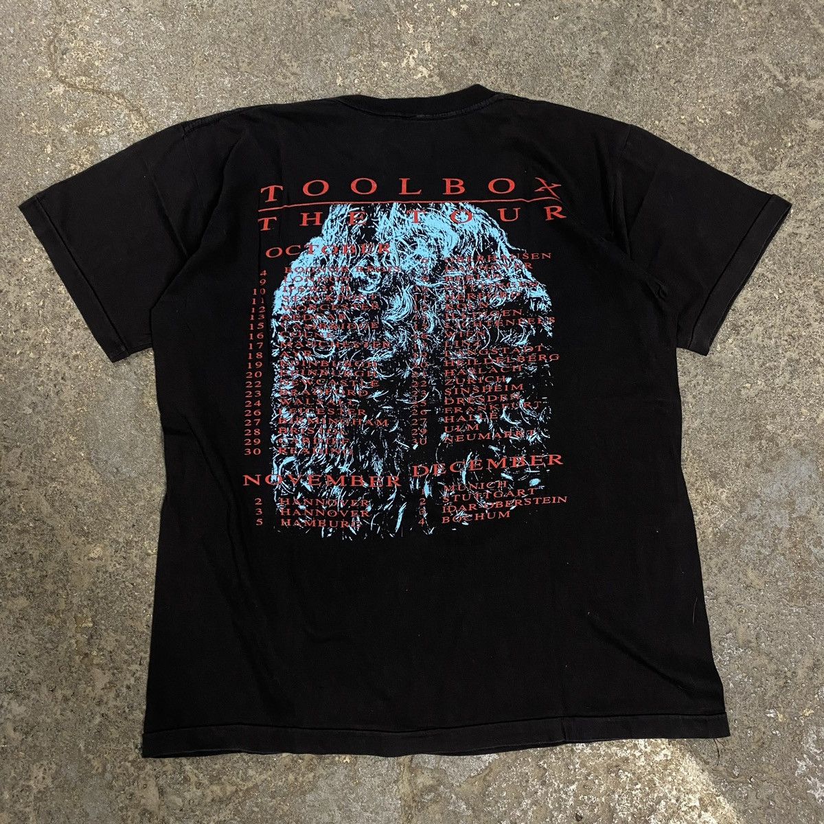 Band Tees × Brockum × Vintage 1991 Ian Gillan Toolbox Tour Tee Size US XL / EU 56 / 4 - 4 Thumbnail