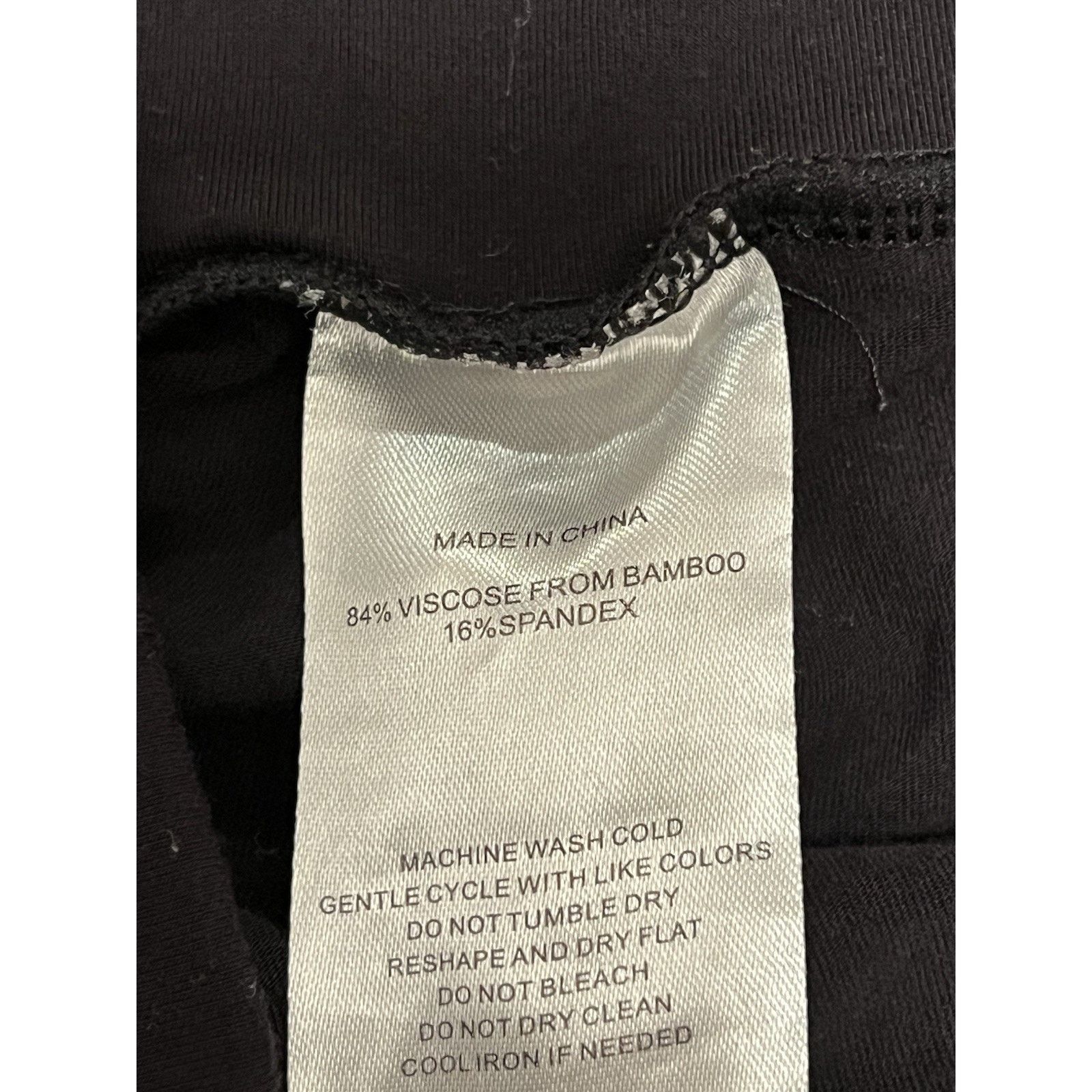 Quince Quince Home Yoga Pants Black Stretchy Women Size L A003109 Size 22" - 5 Thumbnail