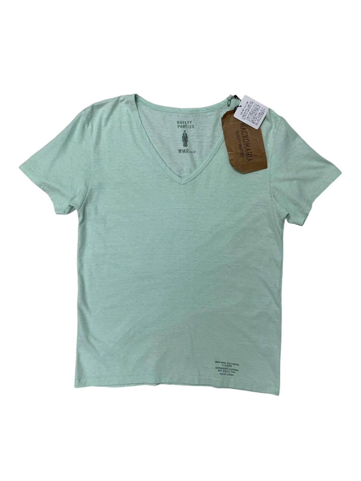 Japanese Brand × Wacko Maria Wako maria plain v neck tshirt Size US M / EU 48-50 / 2 - 1 Thumbnail