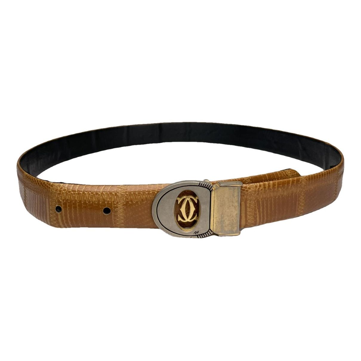Cartier Brown Leather Belt Size ONE SIZE - 1 Thumbnail