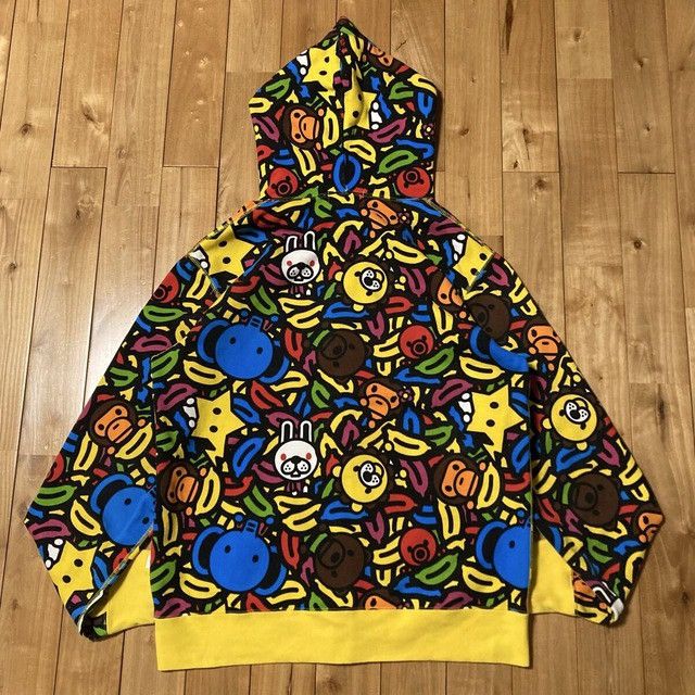Bape BAPE Animal Banana Safari Milo Full Zip Hoodie a bathing ape Size US XL / EU 56 / 4 - 3 Thumbnail