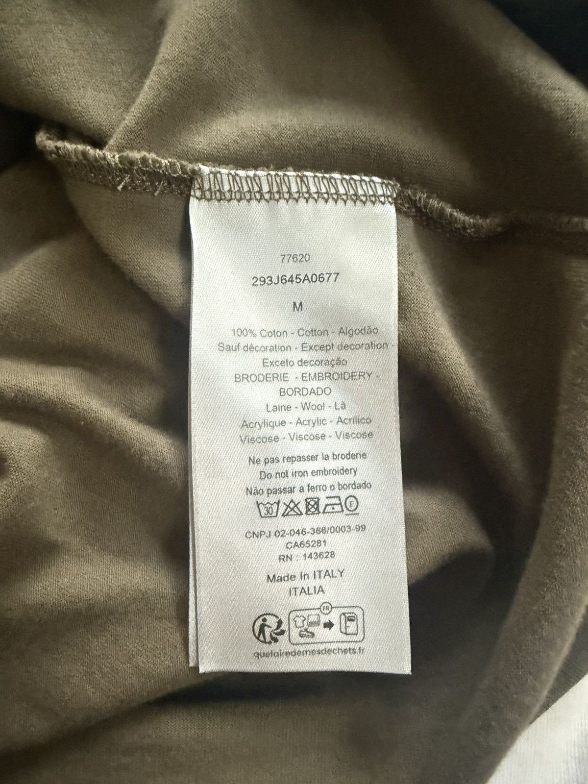 Dior Dior Atelier Tee Size M Size US M / EU 48-50 / 2 - 4 Thumbnail