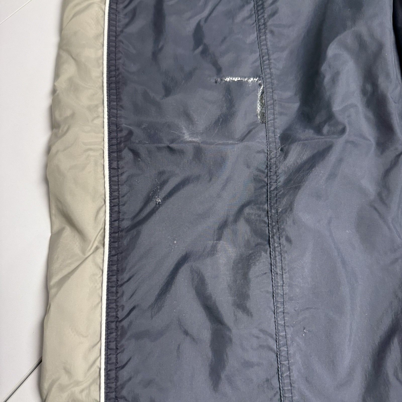 Nike Vintage 90s Nike Windbreaker Pants Mens 2XL Blue Mesh Lined Size US 43 - 3 Thumbnail