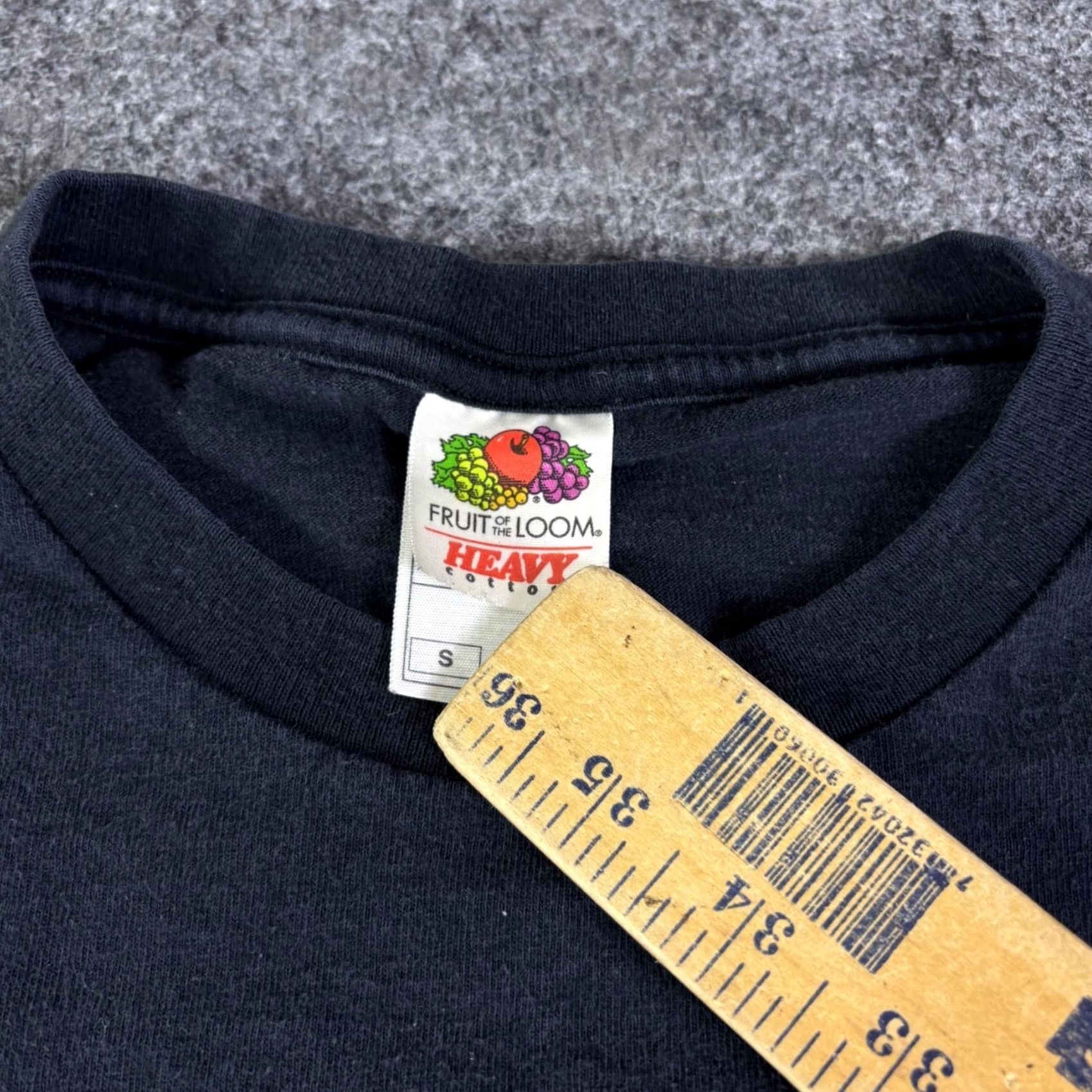 Fruit Of The Loom VINTAGE Phantom of the Opera T-Shirt Fruit of the Loom Black Small Unisex 1980s Graphic Tee Short Sleeve 100% Cotton Mens Womens Boys Girls Size US S / EU 44-46 / 1 - 5 Thumbnail