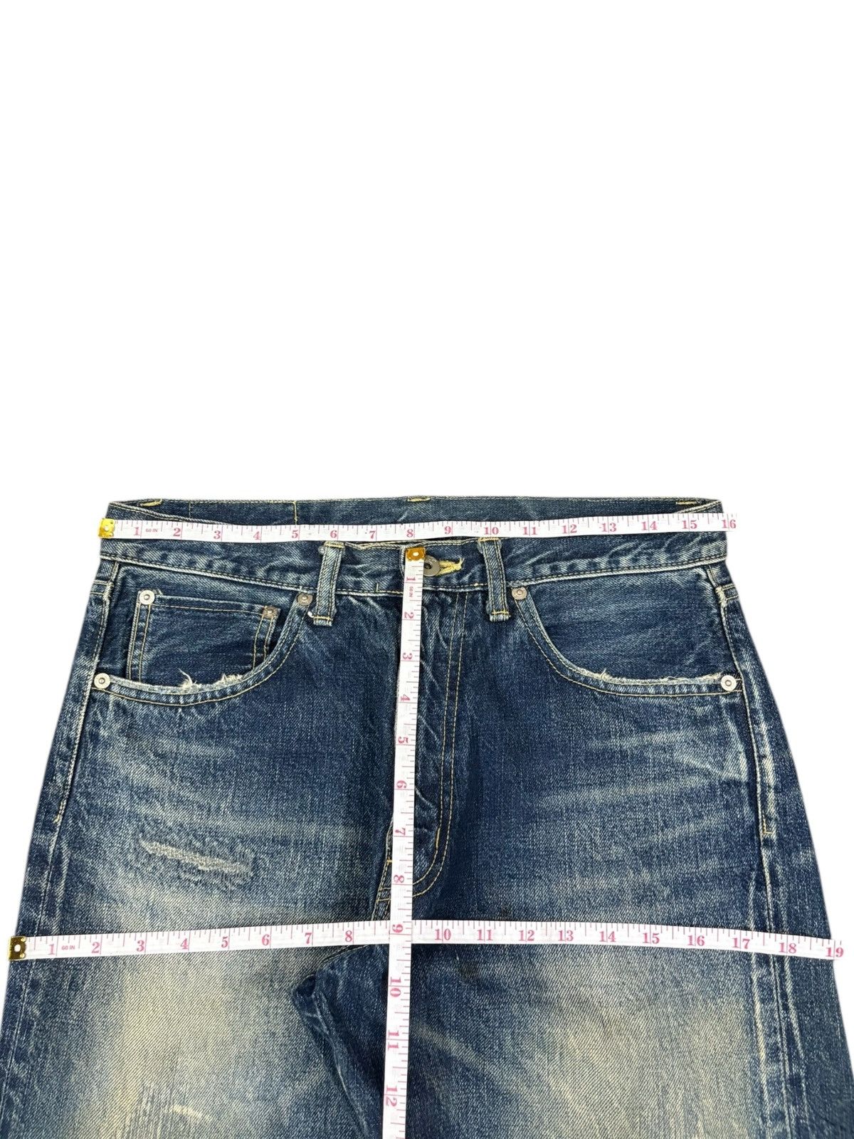 Japanese Brand Vintage Japanese Brand Tilt Mud Wash Baggy Selvedge Jeans Size US 32 / EU 48 - 12 Thumbnail