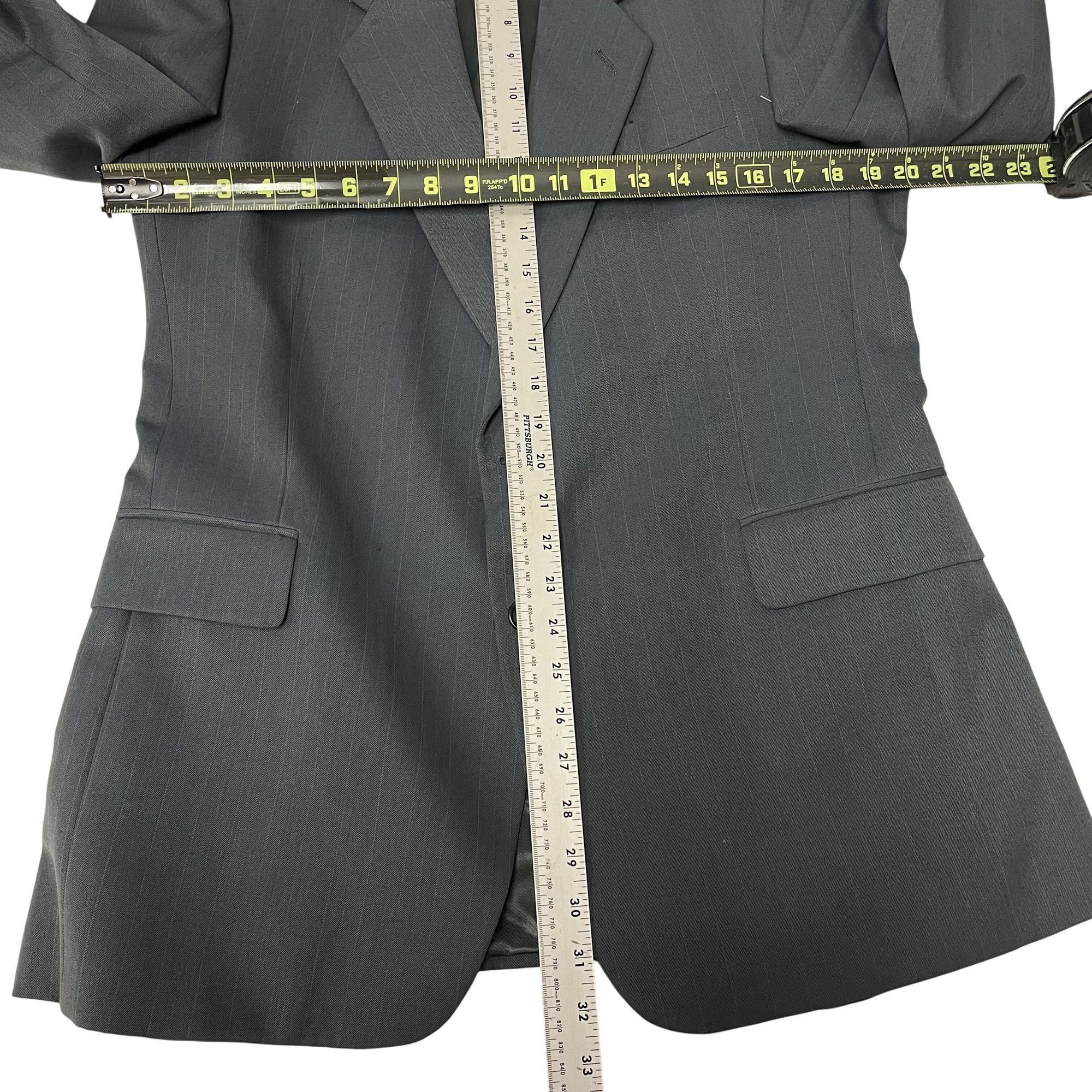 Other NWT NEW NoS Vtg Webster Sport Coat CHALK Stripe Jacket Size 42R - 9 Thumbnail