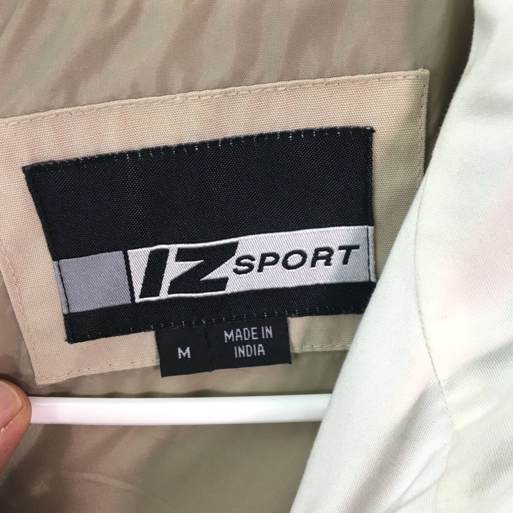 Vintage IZ Sport Womens Hooded Jacket Khaki Full Zip Casual Regular Size Medium Size M / US 6-8 / IT 42-44 - 5 Thumbnail