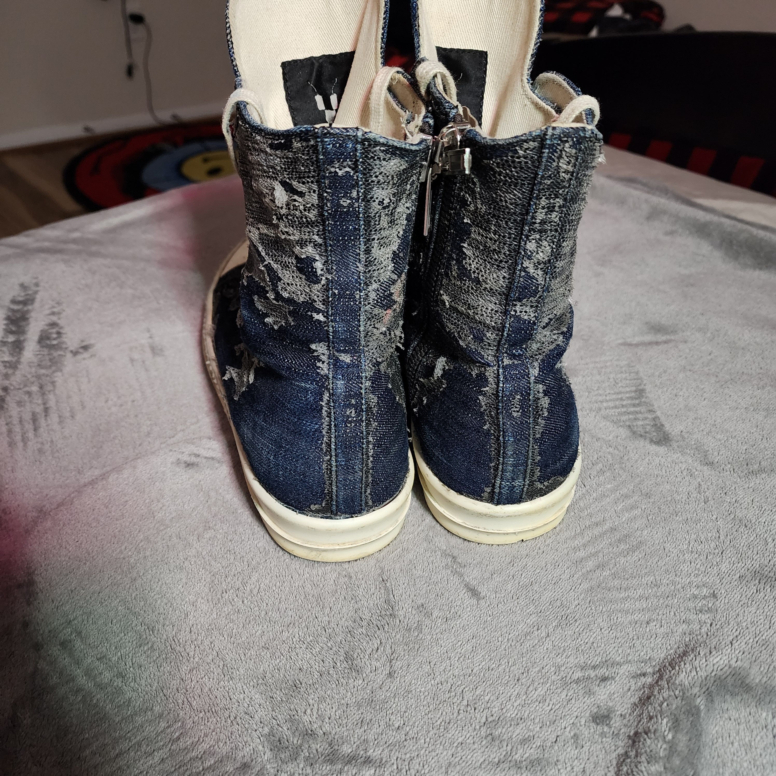 Rick Owens Drkshdw Rick Owens "SUB-HUMAN" Ramones Size US 11 / EU 44 - 3 Thumbnail