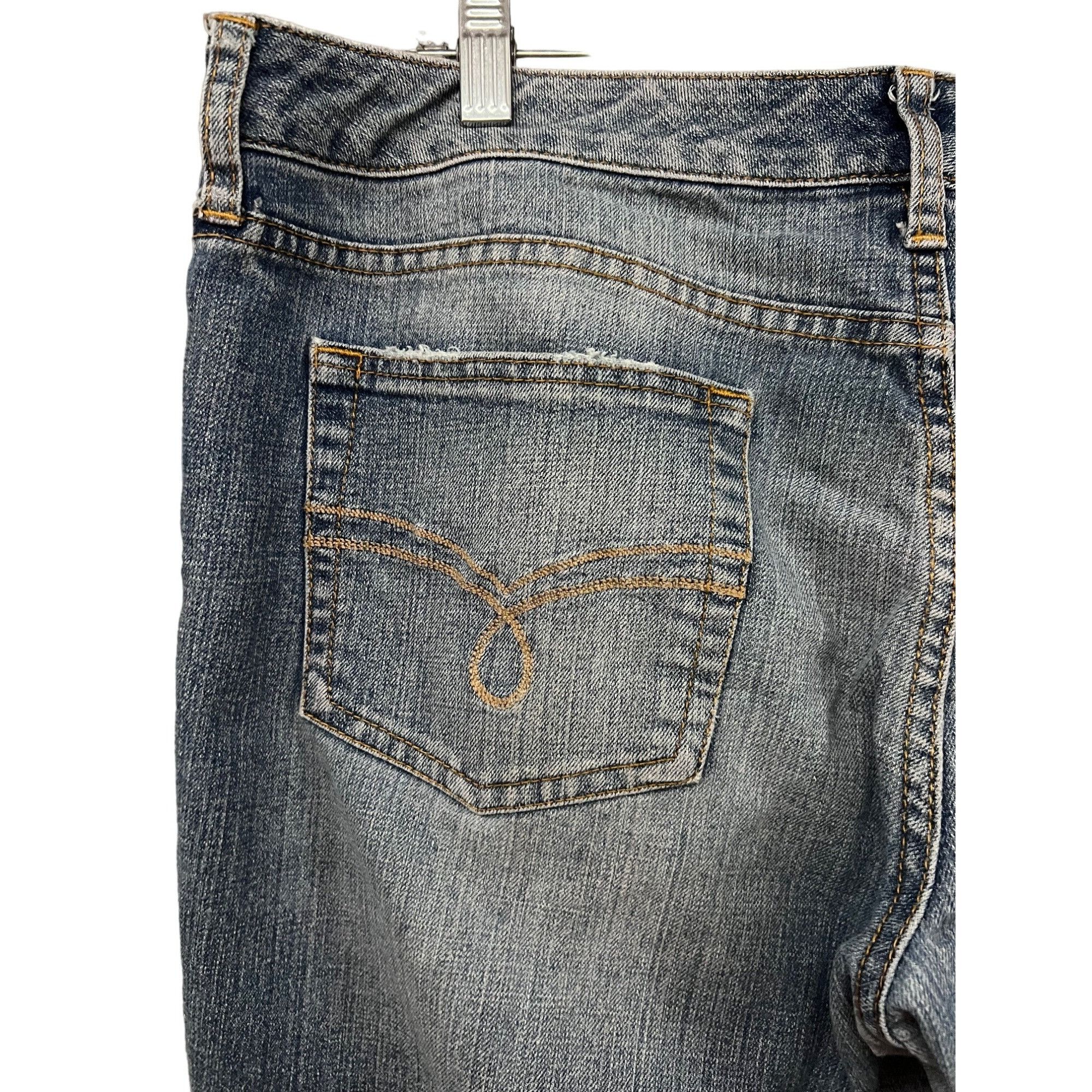 American Rag American Rag Blue Denim Distressed Bootcut Jeans Plus 13S Me Size 36" / US 14 / IT 50 - 5 Thumbnail