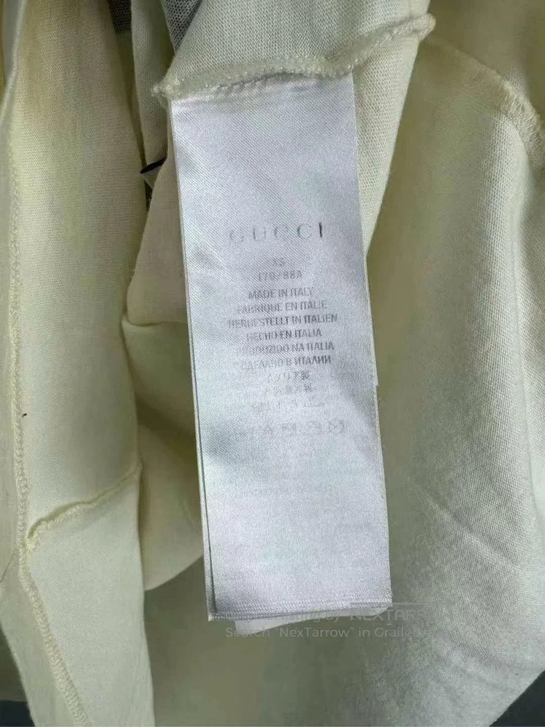Gucci gucci white logo short sleeve t. Size XS / US 0-2 / IT 36-38 - 4 Thumbnail