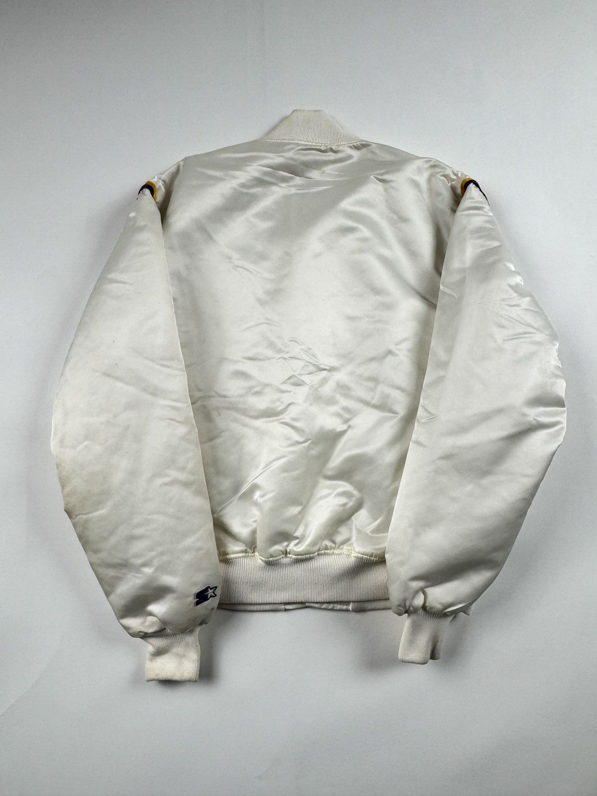 NBA × Starter × Vintage Vintage Starter L.A. Lakers Satin Jacket Size US XL / EU 56 / 4 - 11 Thumbnail