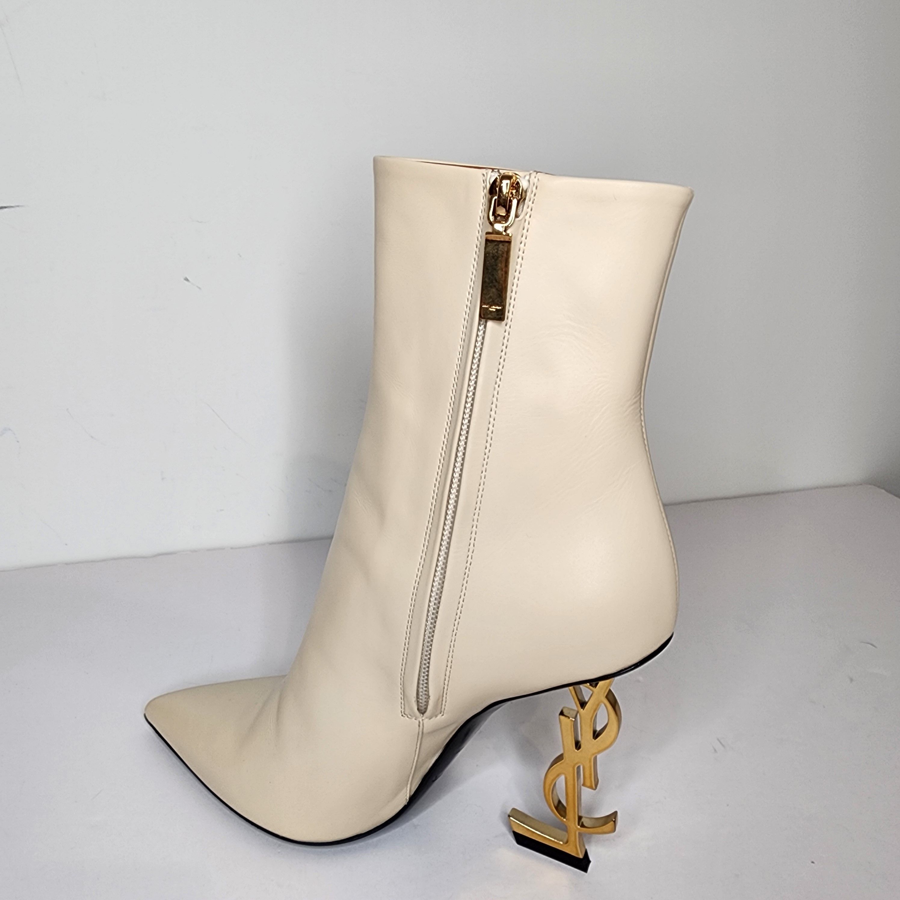 Yves Saint Laurent Yves Saint Laurent Opyum Leather boots Size US 8 / IT 38 - 3 Thumbnail