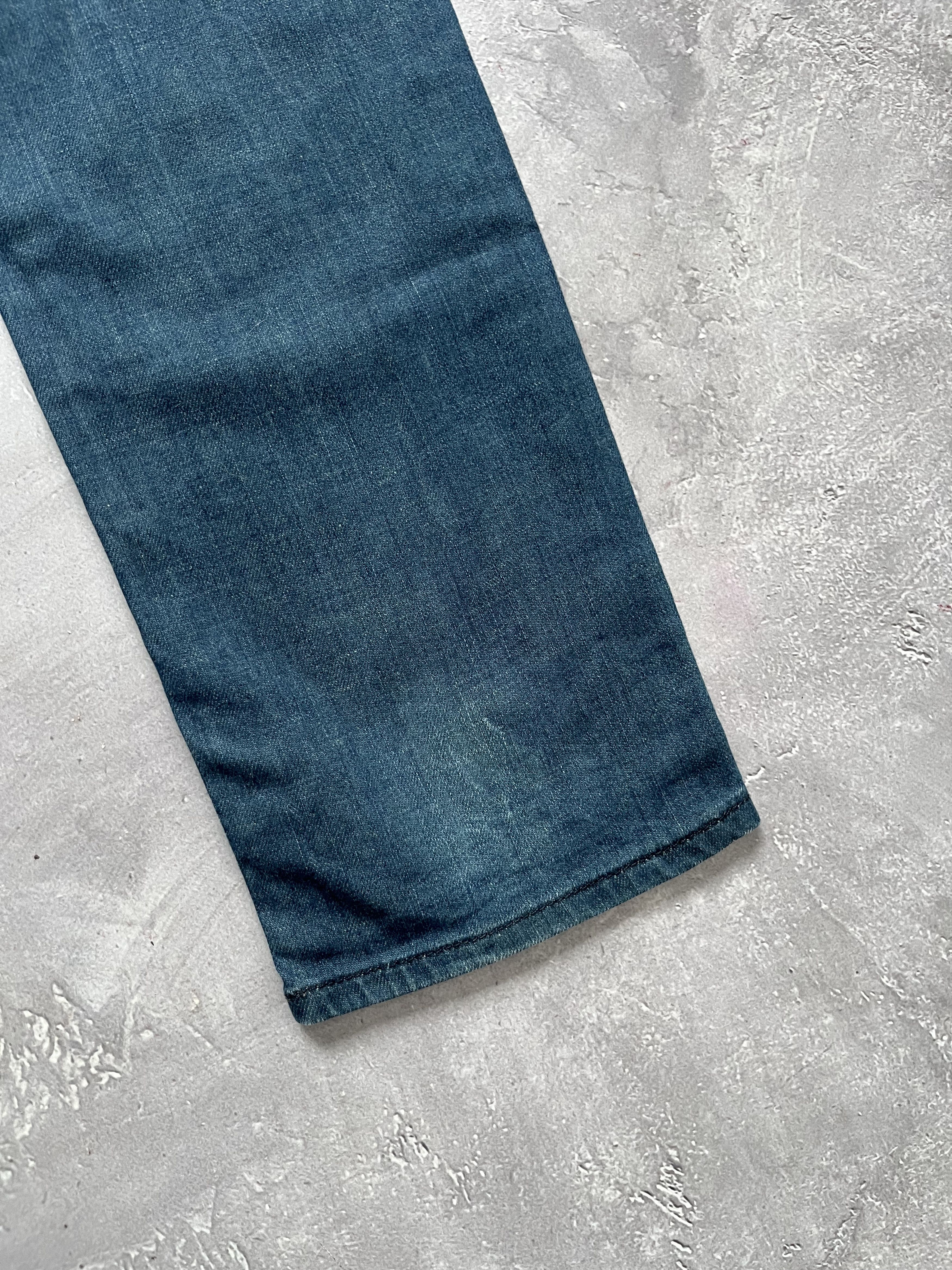 Levi's Vintage Levis 519 White Tab Blue Pants Denim Tag Slim Fit Size US 31 - 7 Thumbnail