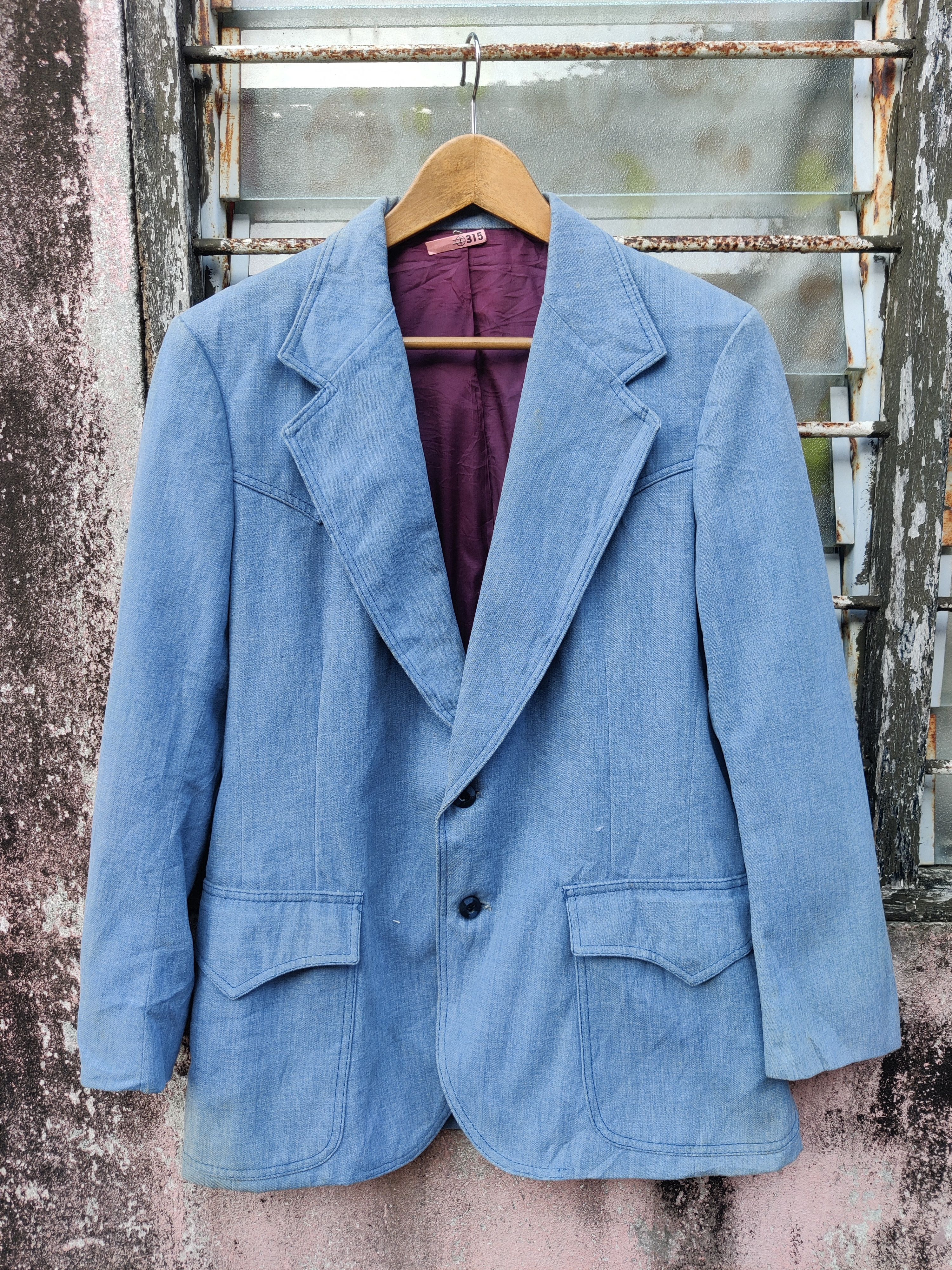 Lee Vintage Sun Faded Archive Lee Denim Coat Jacket Size US M / EU 48-50 / 2 - 2 Thumbnail