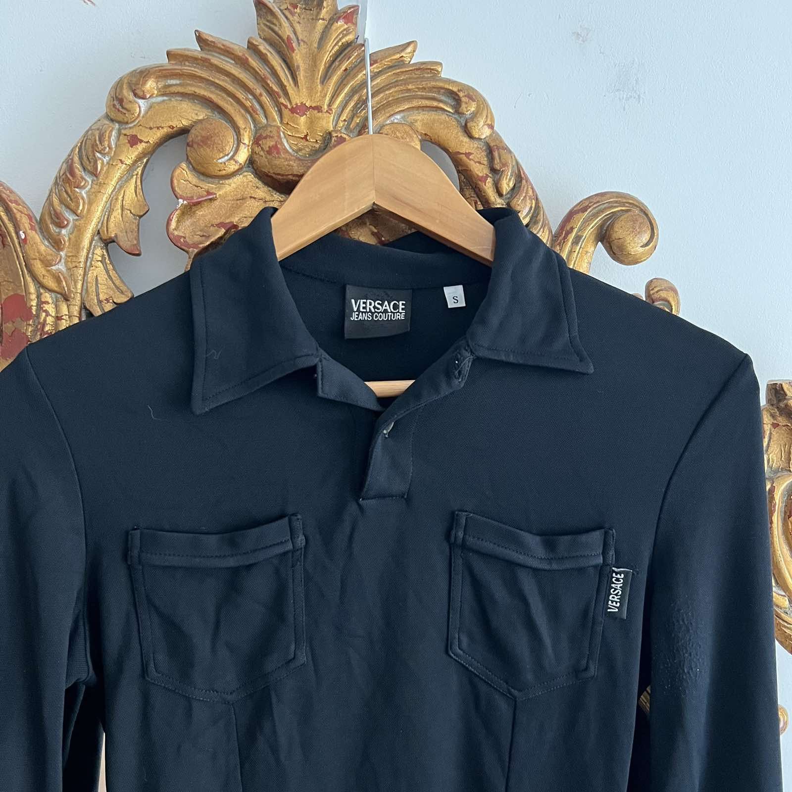 Versace Vintage Versace longsleeve avant-garde style Size US S / EU 44-46 / 1 - 3 Thumbnail