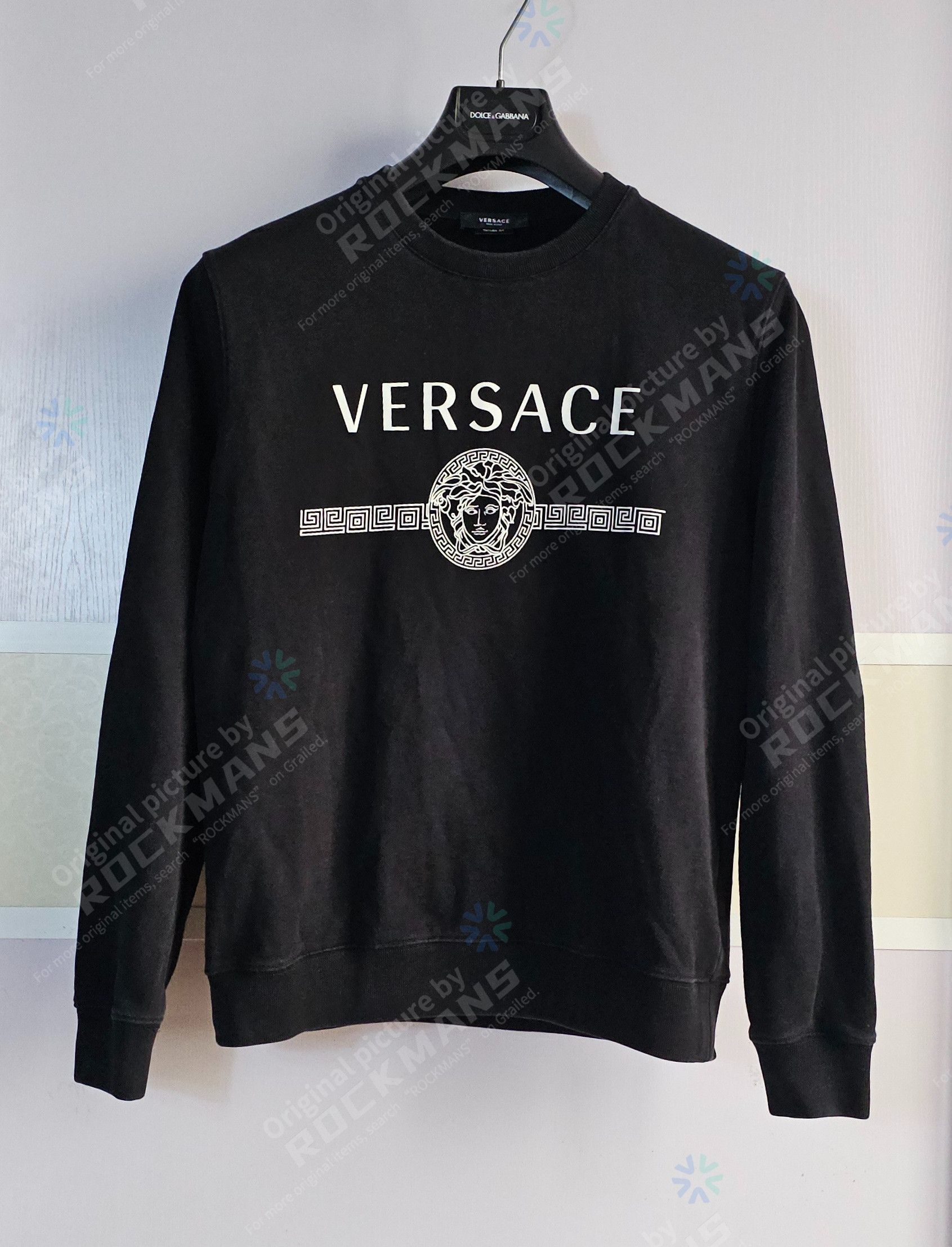 Versace Versace Medusa Logo Crewneck Sweater Size S Size US S / EU 44-46 / 1 - 1 Thumbnail