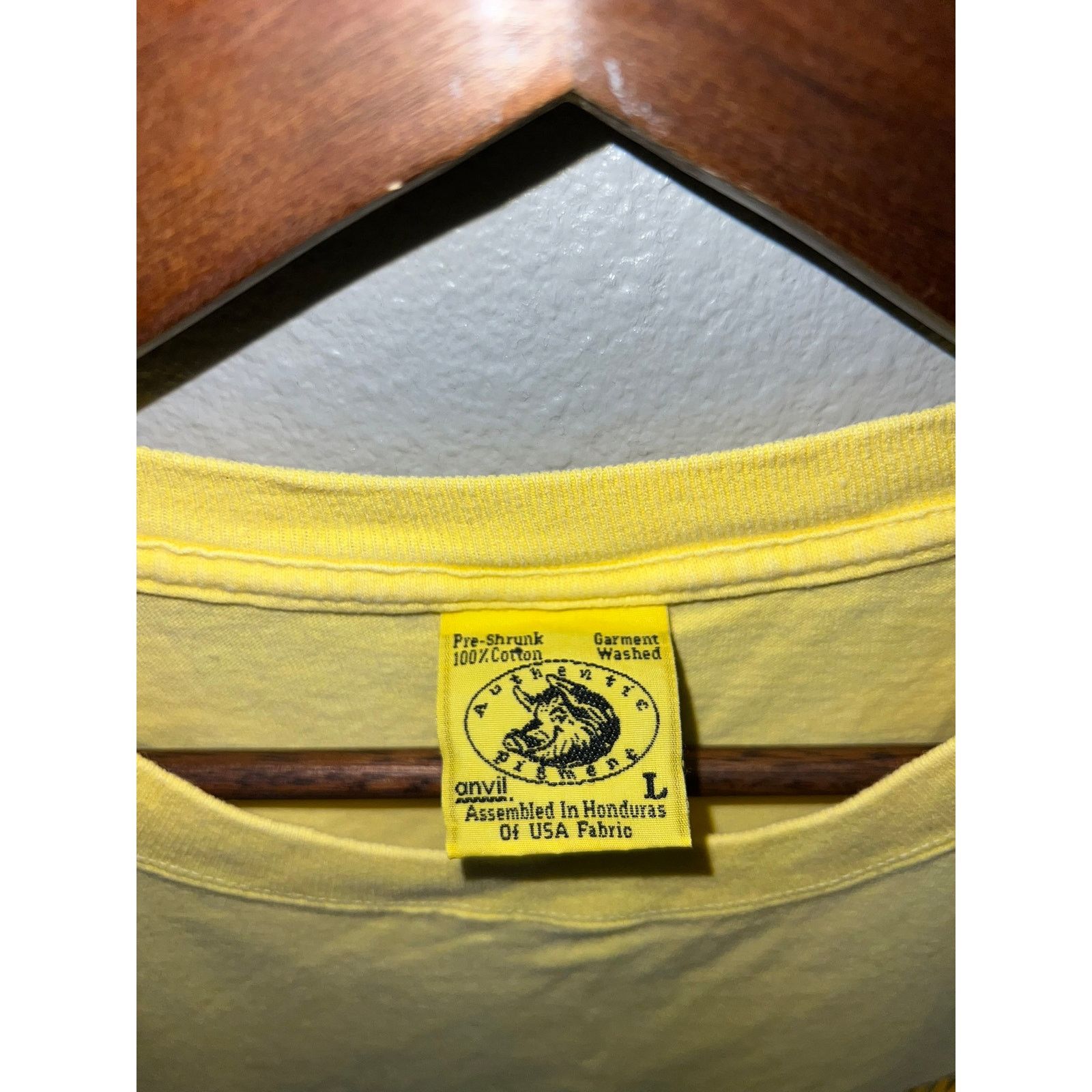 Anvil Vintage Flatpicking Shirt National Winfield Kansas Yellow L Size US L / EU 52-54 / 3 - 5 Thumbnail