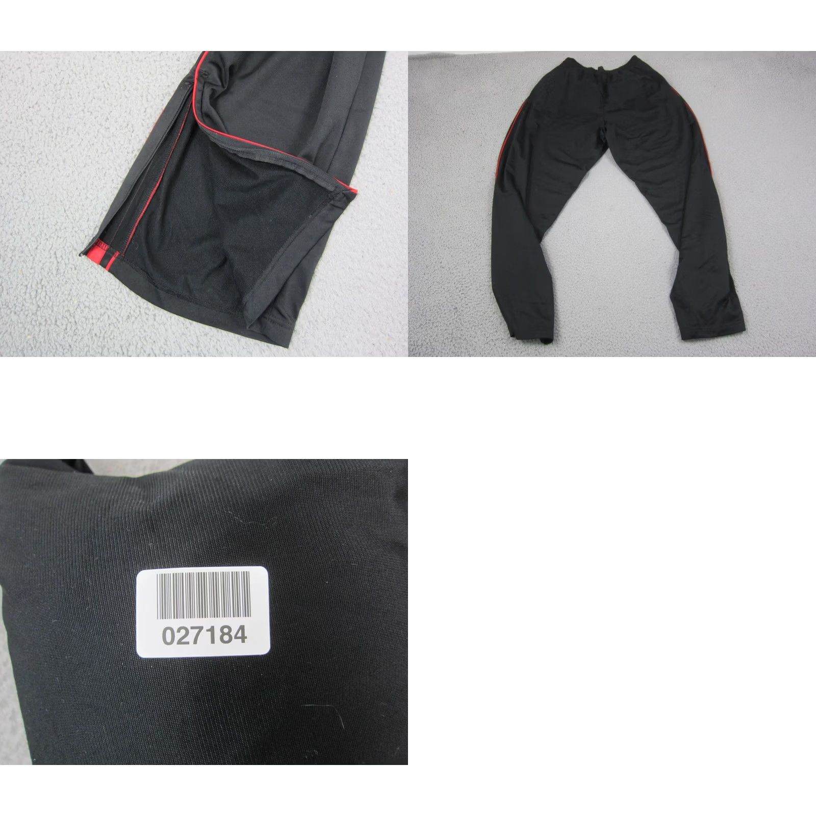 Nike Nike Track Pants Mens M Black Athletic 90s Windbreaker Swoosh Baggy Sweat Pants Vintage 90s Nike Mens Track Pants Black M Size US 26 / EU 42 - 9 Thumbnail