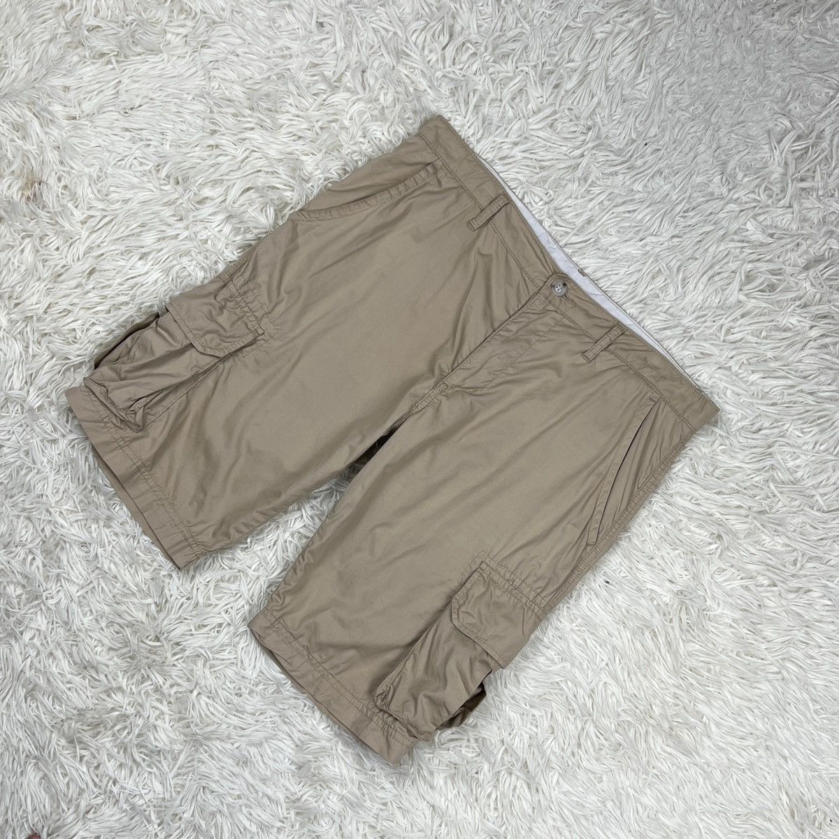 Japanese Brand TopValu Cargo Short Pants Size US 35 - 3 Thumbnail