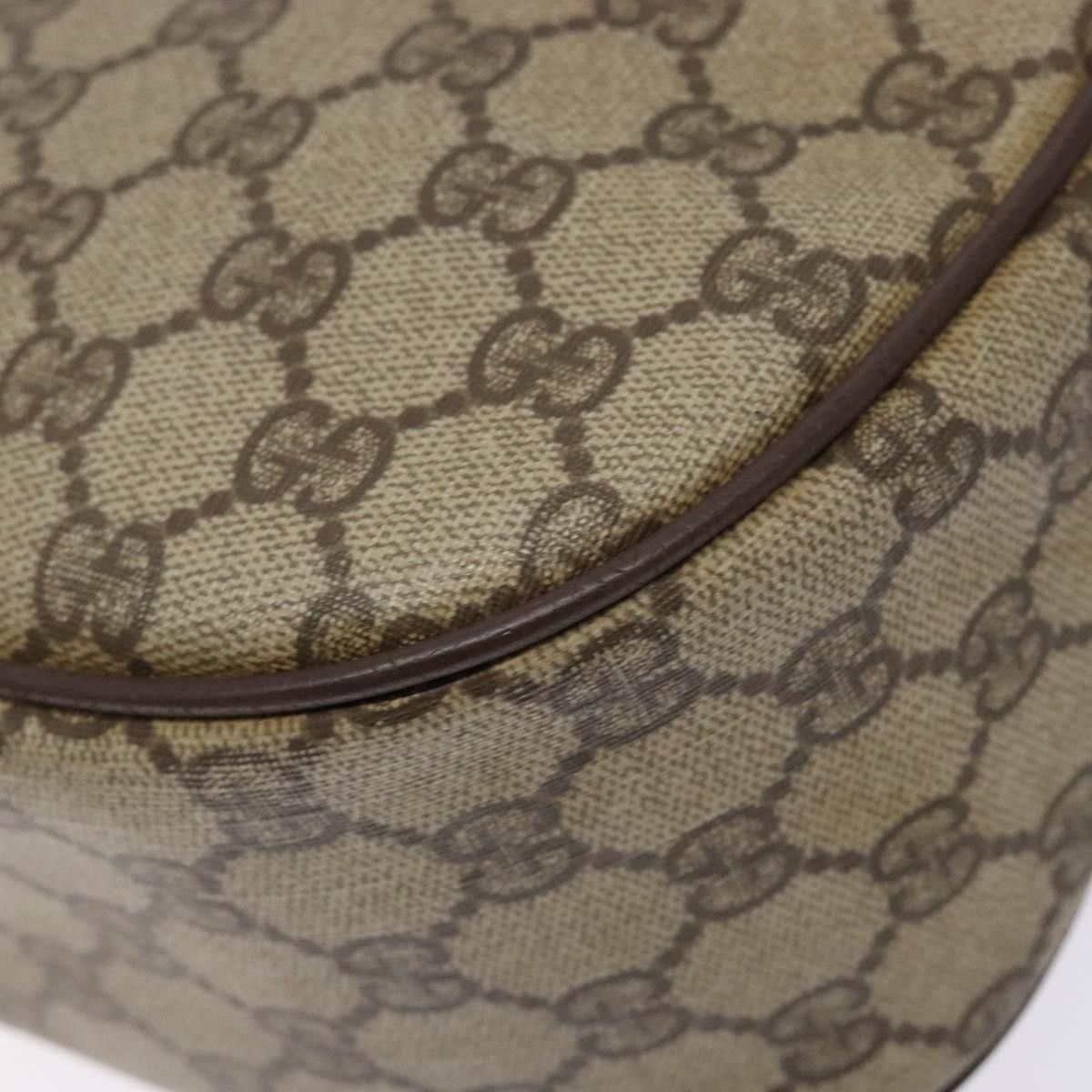 Gucci GUCCI GG Supreme Web Sherry Line Shoulder Bag Pvc Beige 001 Size ONE SIZE - 12 Thumbnail