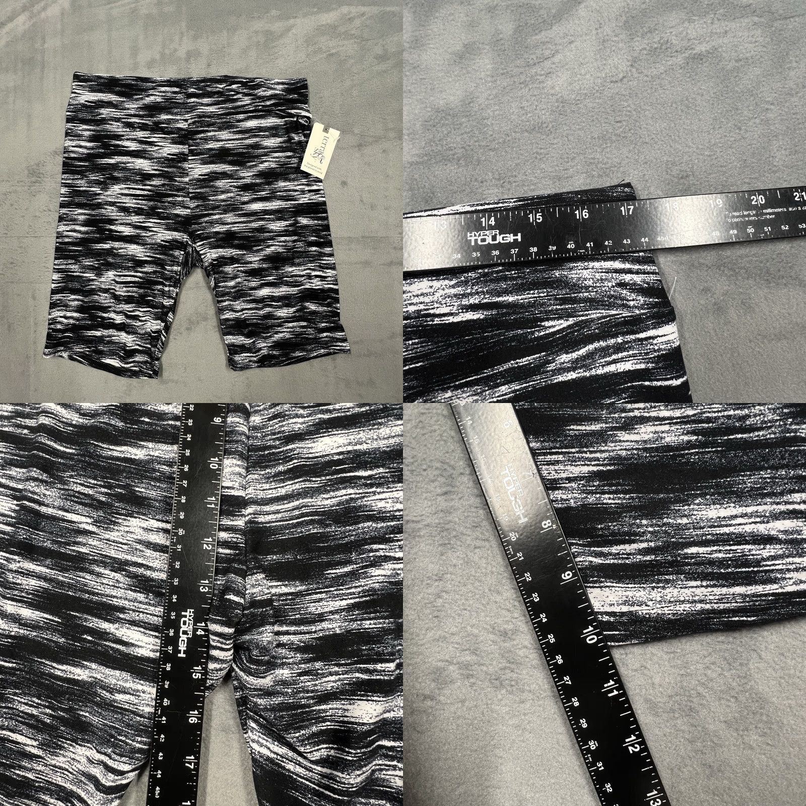 Vintage TERRA & SKY Biker Shorts Women 1X (16-18W) Spandex Polyester Pull On NWT Size 40" / US 18 - 8 Thumbnail