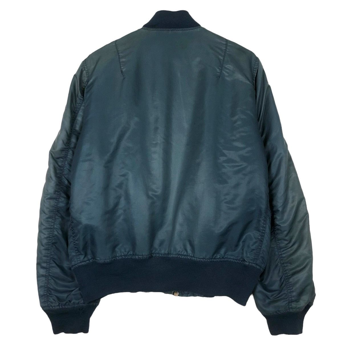 Flight Club × Japanese Brand 💥90s MA1 USA RIOT BOMBER JACKET Size US L / EU 52-54 / 3 - 10 Thumbnail