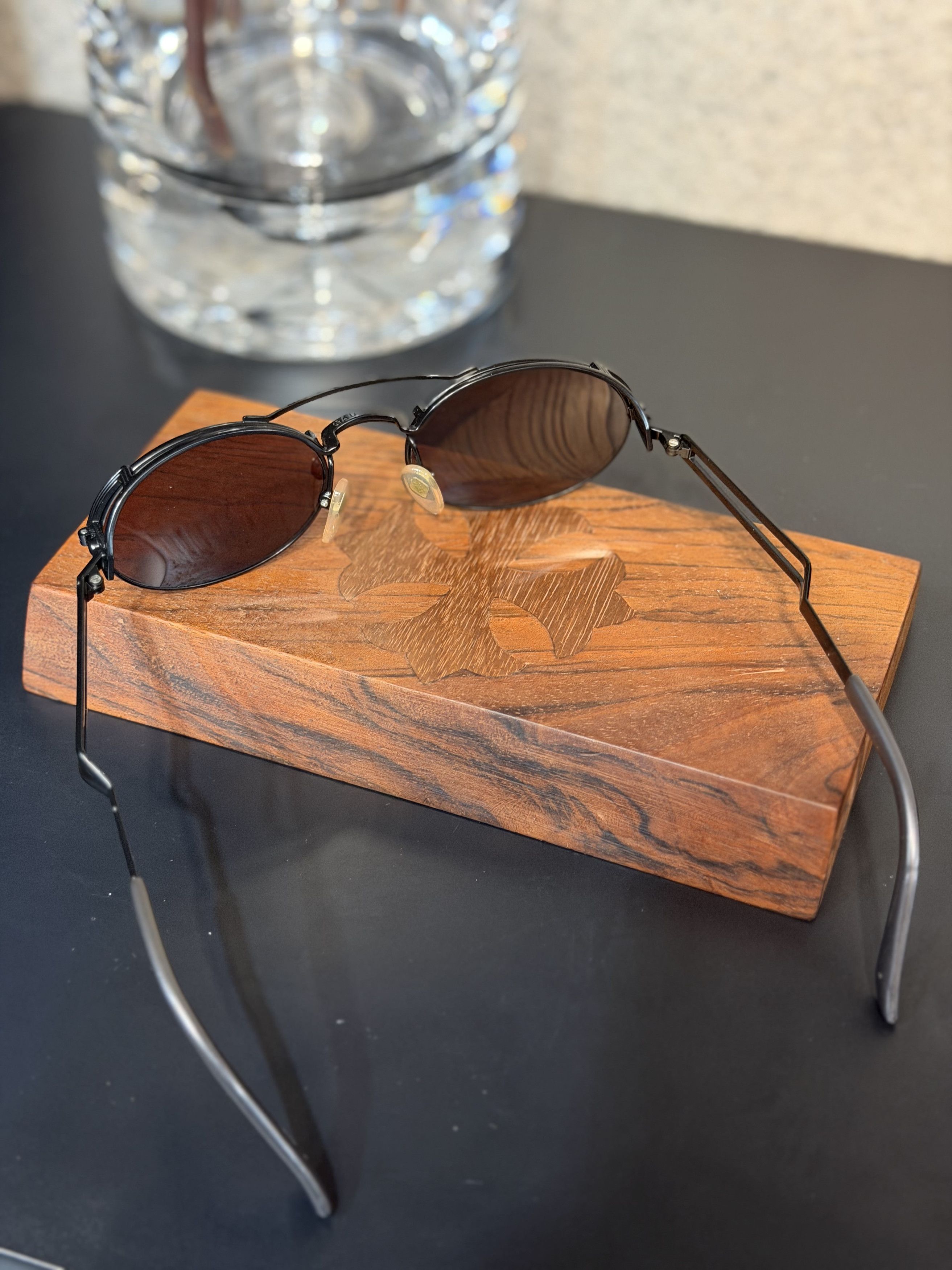 Jean Paul Gaultier Jean Paul Gaultier 56-7107 Black Sunglasses Size ONE SIZE - 2 Thumbnail