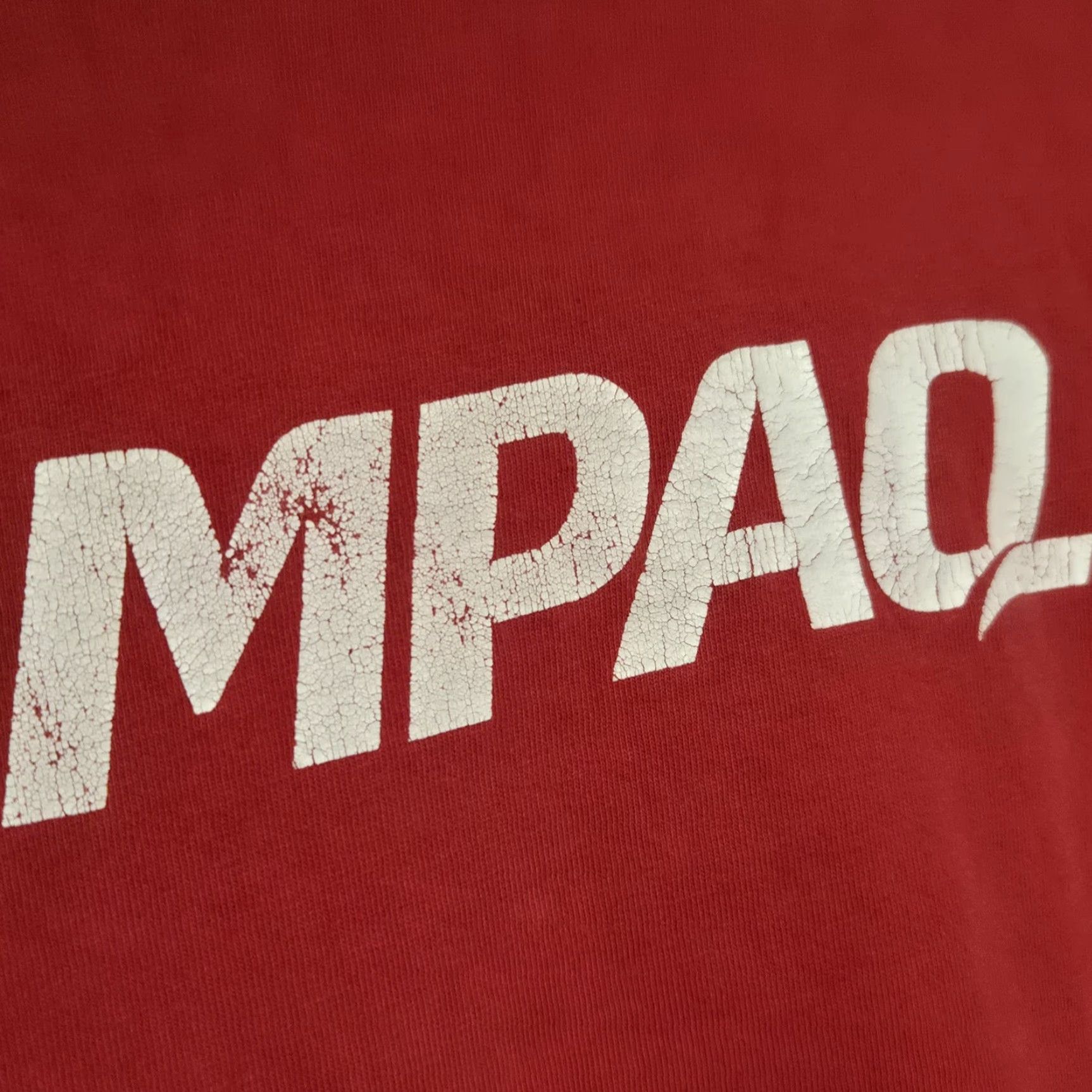 Vintage VINTAGE Compaq Computers T Shirt Mens XL Red 90s Y2K Tech Computing Sonoma? (Wait) Size US XL / EU 56 / 4 - 7 Thumbnail