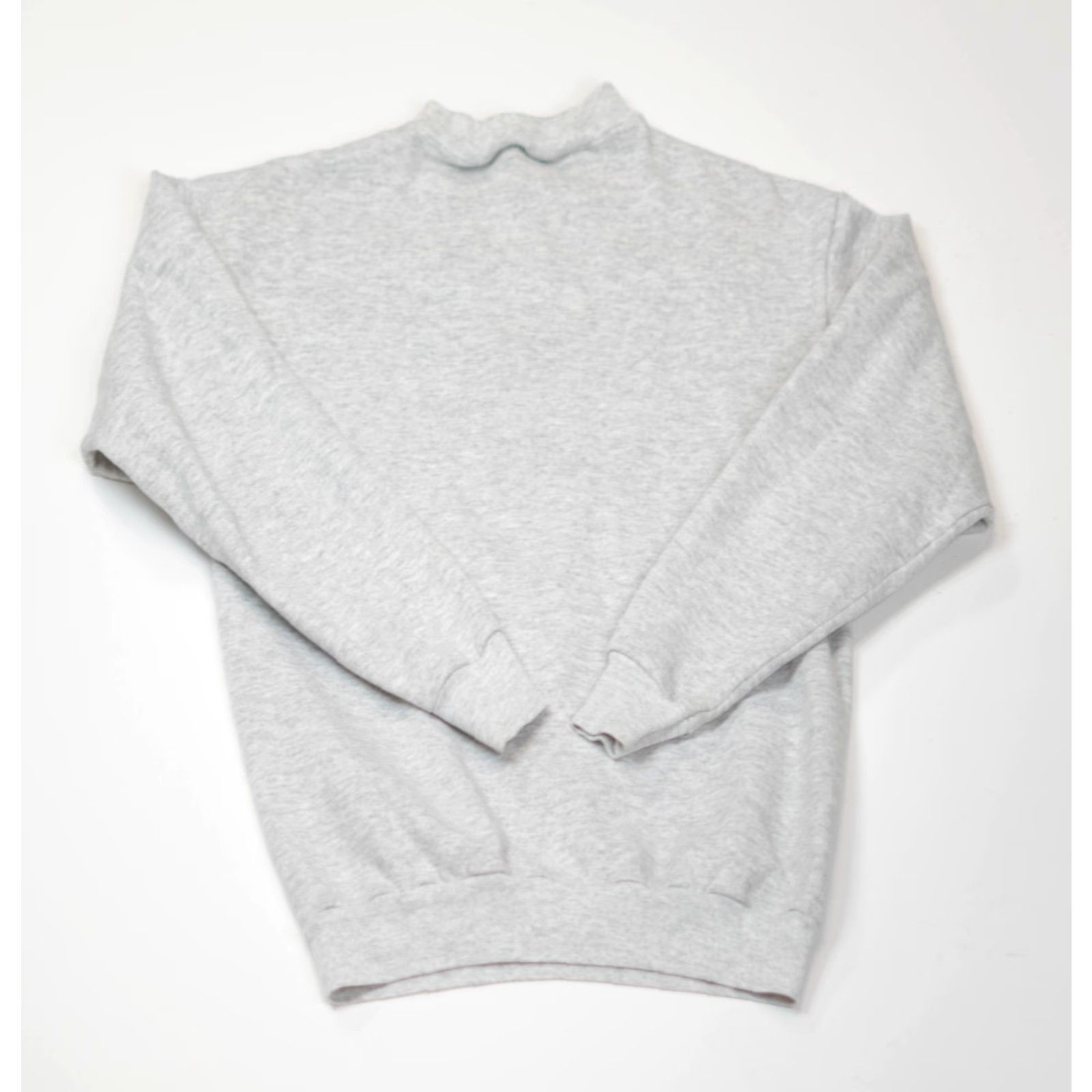 Tultex VINTAGE Mickey Mouse Sweatshirt Gray Women's Size Medium 90s Plaid Logo Embroidered Crew Neck Pullover Size M / US 6-8 / IT 42-44 - 5 Thumbnail
