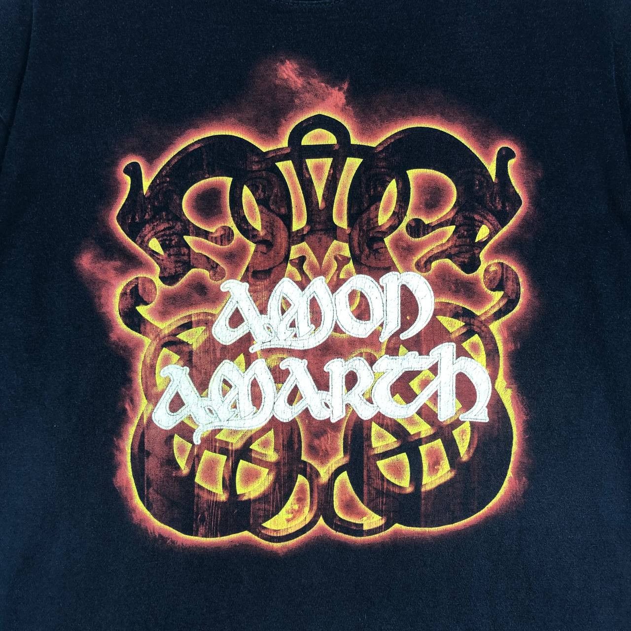 Band Tees Vintage Amon Amarth Fire Horse Men T-Shirt Size US XL / EU 56 / 4 - 5 Thumbnail