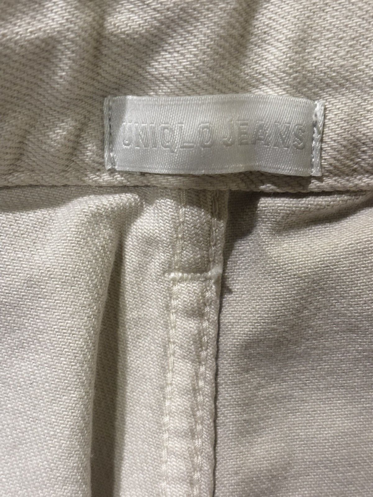 Uniqlo Women’s cream Jeans.wp0302 Size 32" / US 10 / IT 46 - 9 Thumbnail