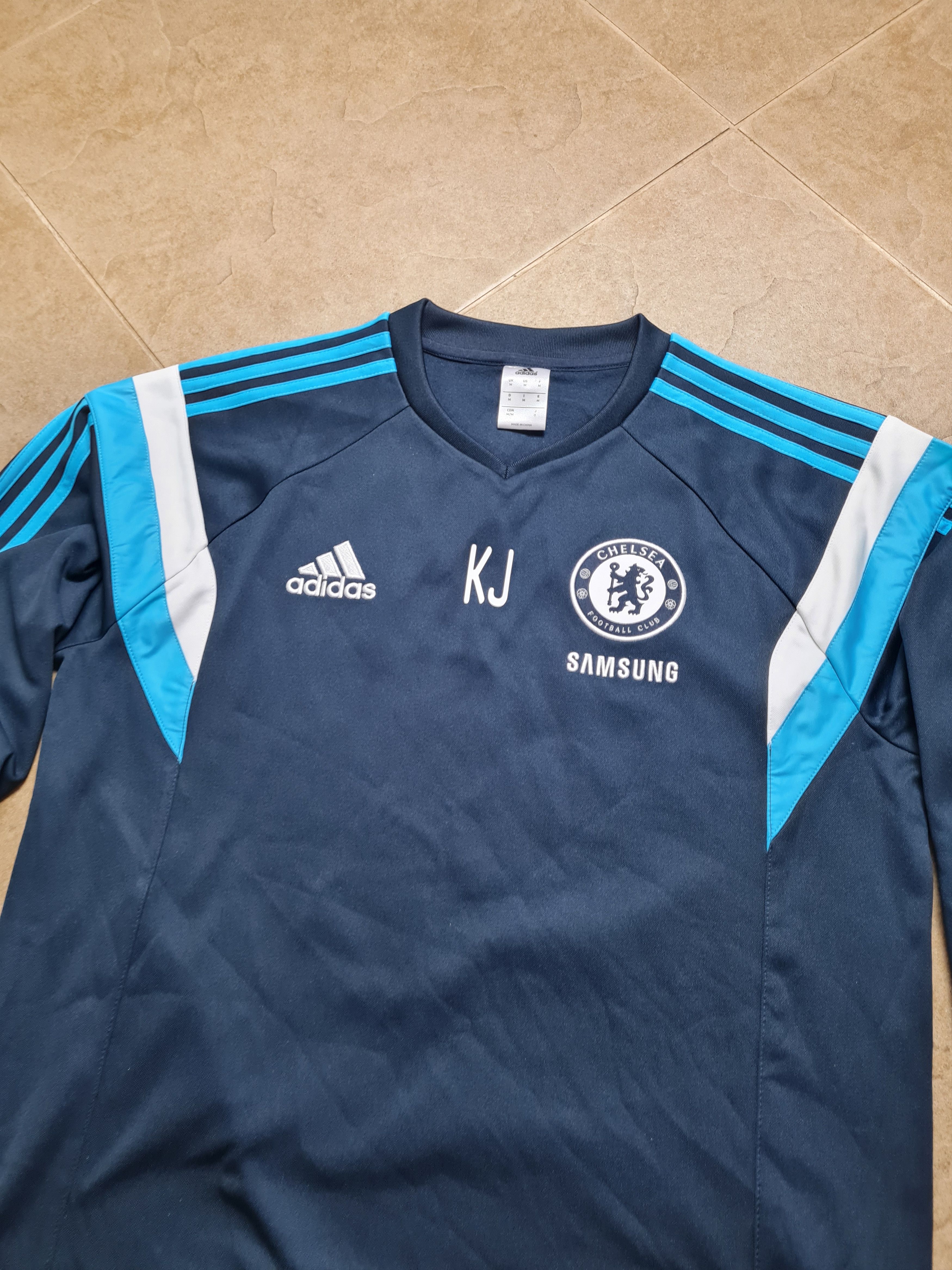 Adidas Sweatshirt Chelsea FC 2014/15 Adidas Big Logo Training Shirt Size US M / EU 48-50 / 2 - 11 Thumbnail