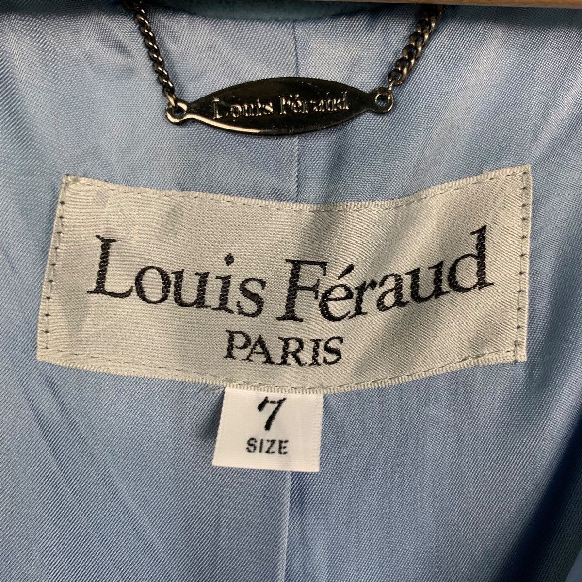 Louis Feraud LOUIS FERAUD Baby Blue Wool Oversized Coat Jacket #2038-C88 Size M / US 6-8 / IT 42-44 - 15 Thumbnail