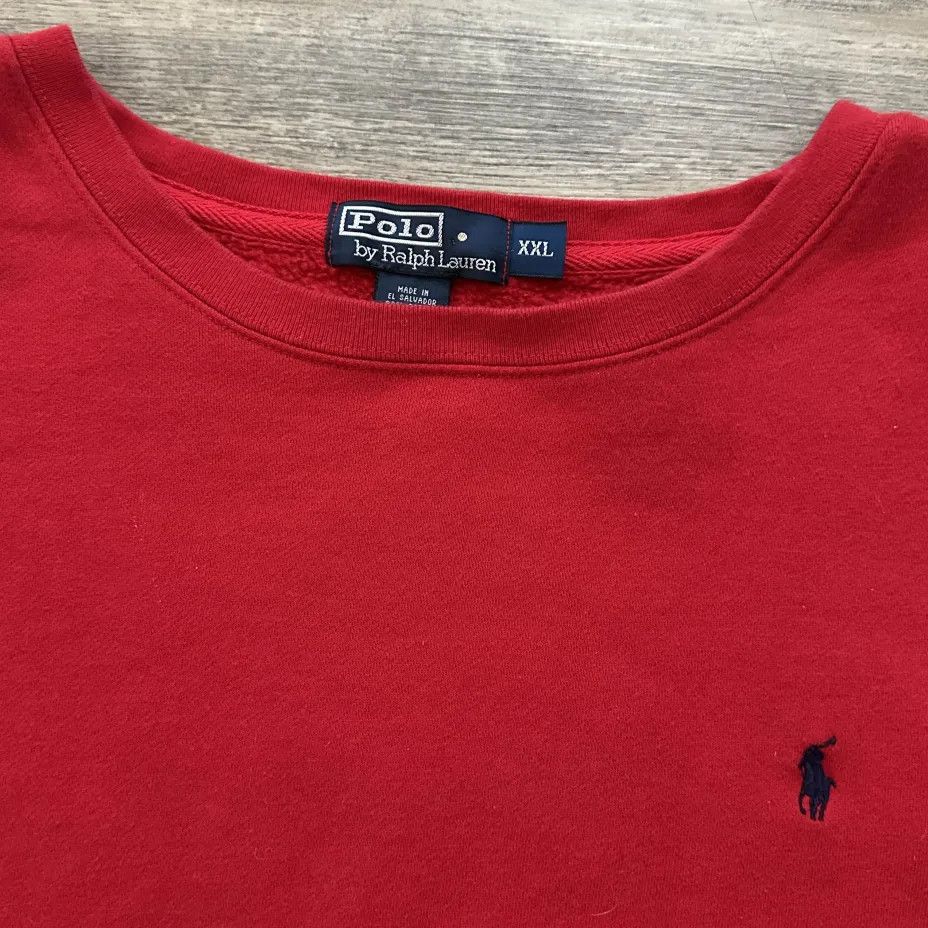 Polo Ralph Lauren Vintage Polo Ralph Lauren Small Pony Pullover Sweatshirt Size US XXL / EU 58 / 5 - 3 Thumbnail
