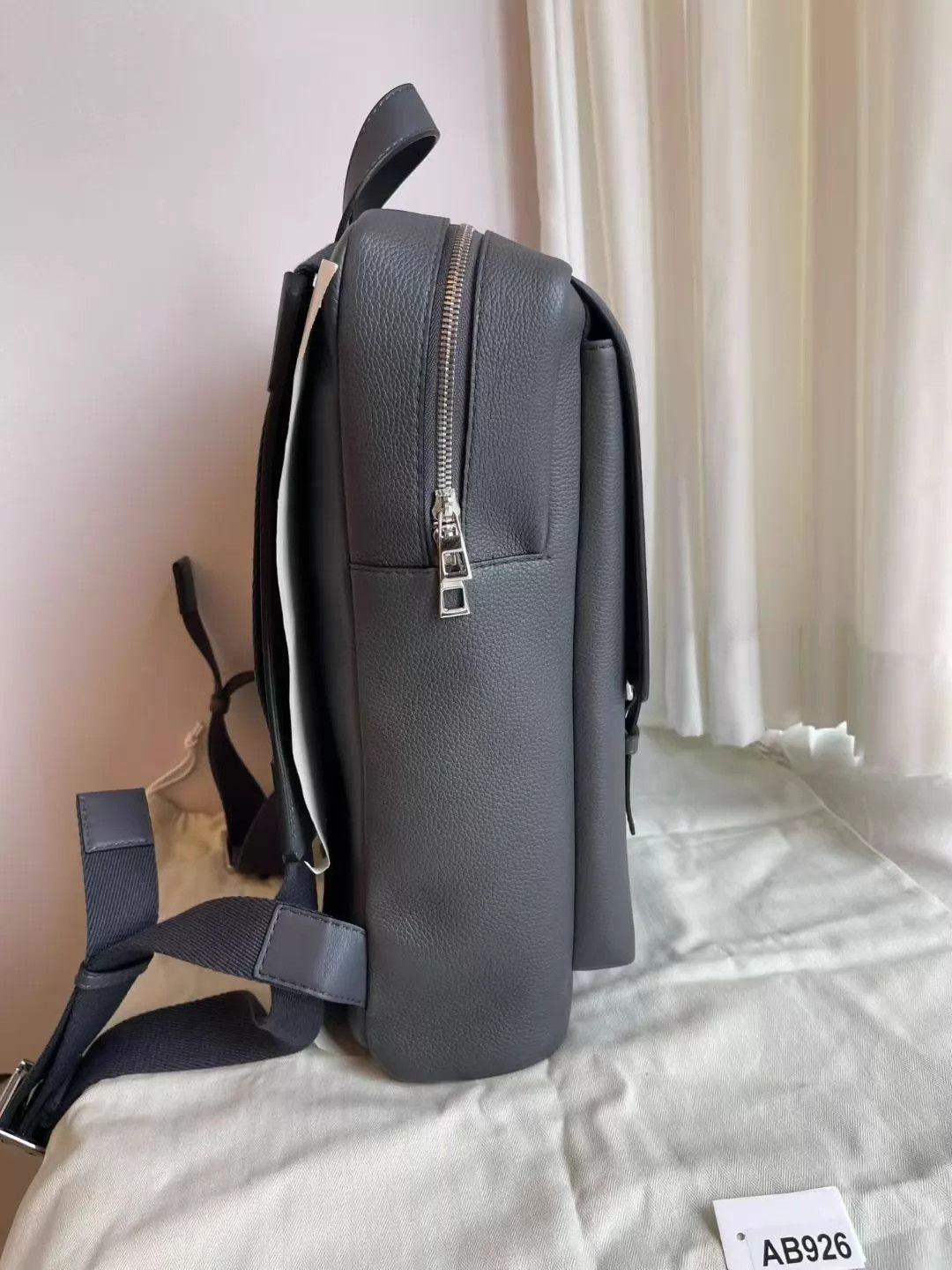 Loewe Loewe Litchi Grain Leather Backpack 28x39x10 Size ONE SIZE - 7 Thumbnail