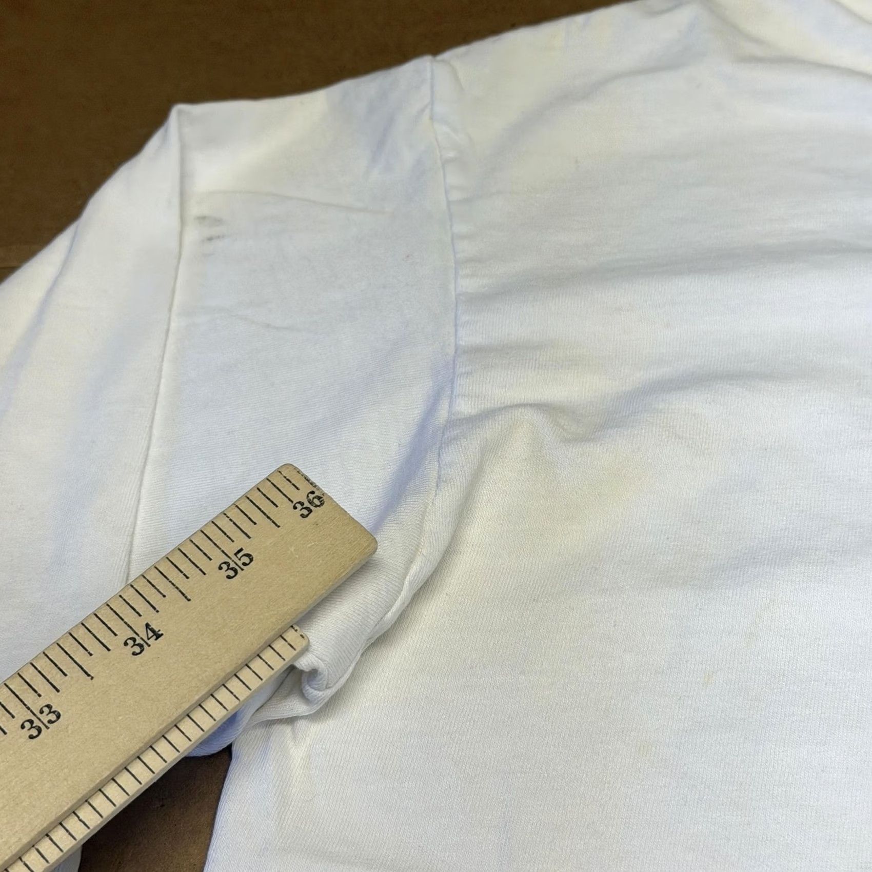 Vintage Wu Wear Shirt Mens M White Long Sleeve Crew Neck T-Shirt Basic Blank Solid Streetwear Size US M / EU 48-50 / 2 - 7 Thumbnail
