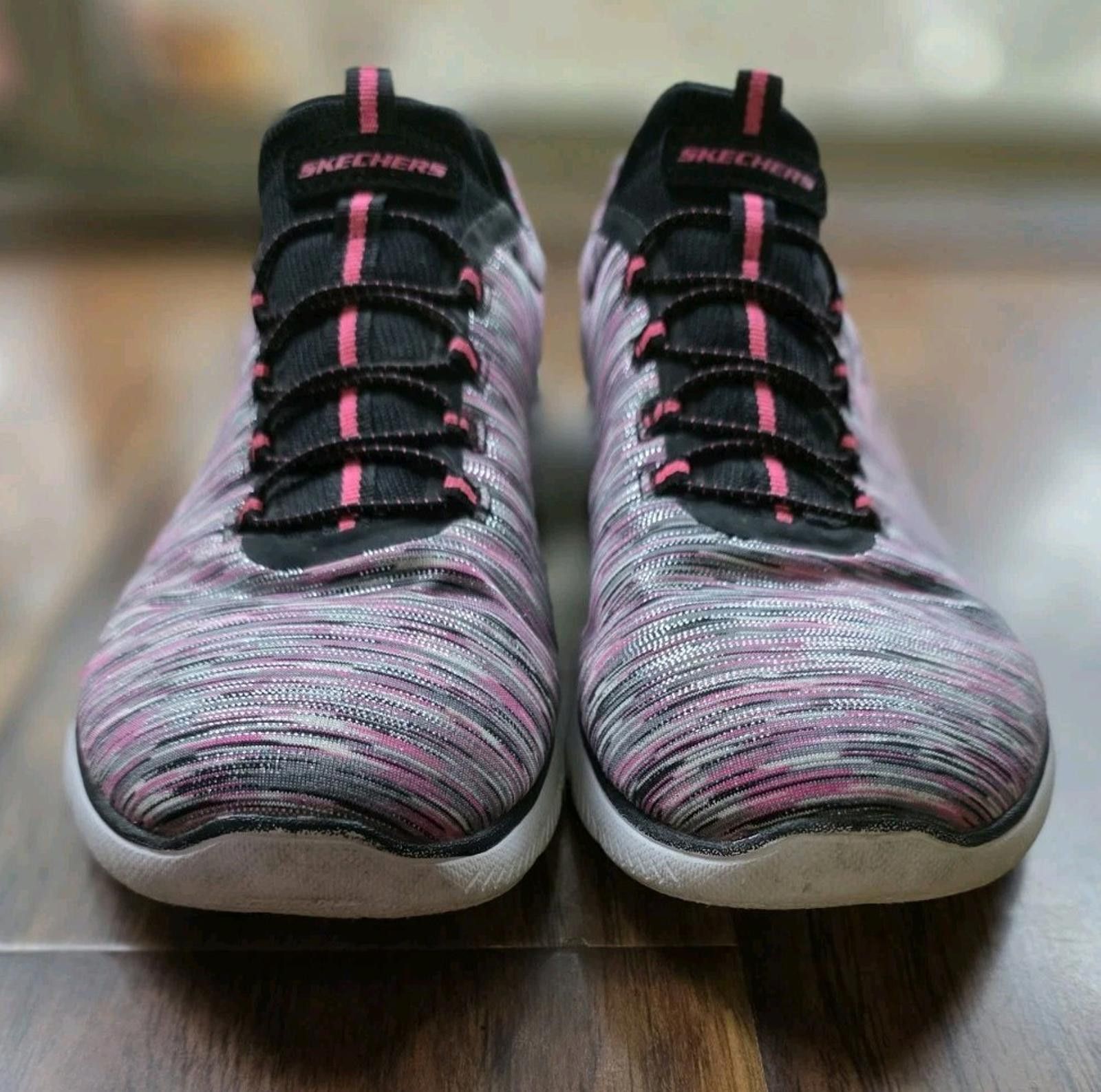 SKECHERS Skechers Women Memory Foam Summits Light Dreaming Pink Black Size US 10 / IT 40 - 6 Thumbnail